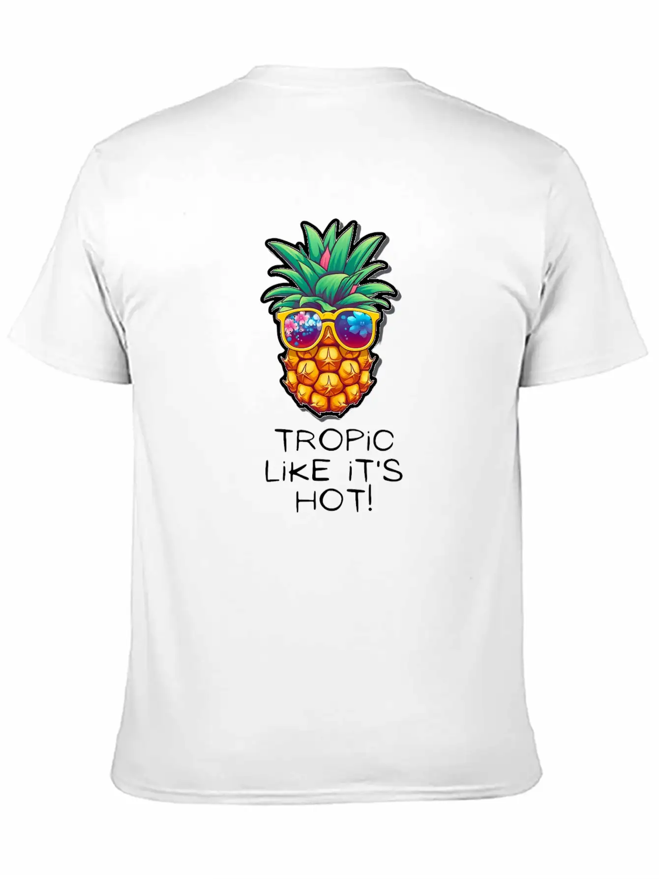 TropicPineapple Beachwear - Fun In The Sun Classic Cotton Tee – Unisex Comfort For Any Season