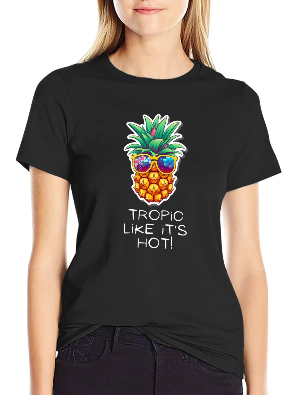 TropicPineapple Beachwear - Fun In The Sun Classic Cotton Tee – Unisex Comfort For Any Season