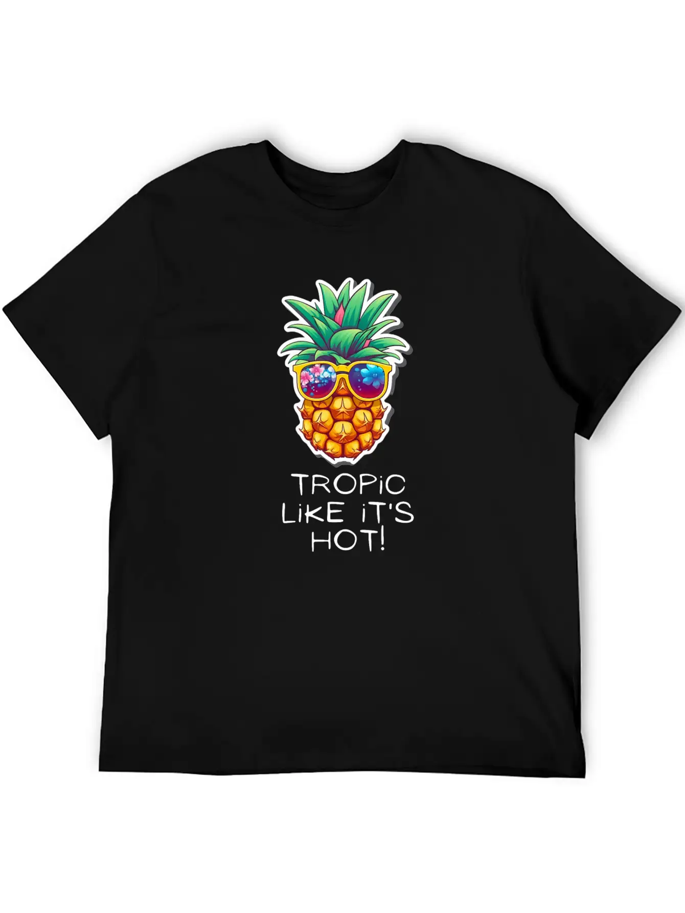 TropicPineapple Beachwear - Fun In The Sun Classic Cotton Tee – Unisex Comfort For Any Season