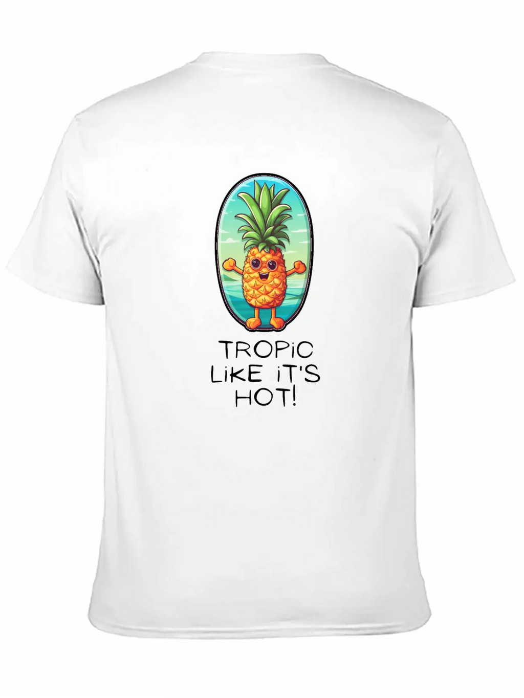 TropicPineapple Beachwear - Fun In The Sun Timeless Short Sleeve Tee – Comfy And Minimalist Design
