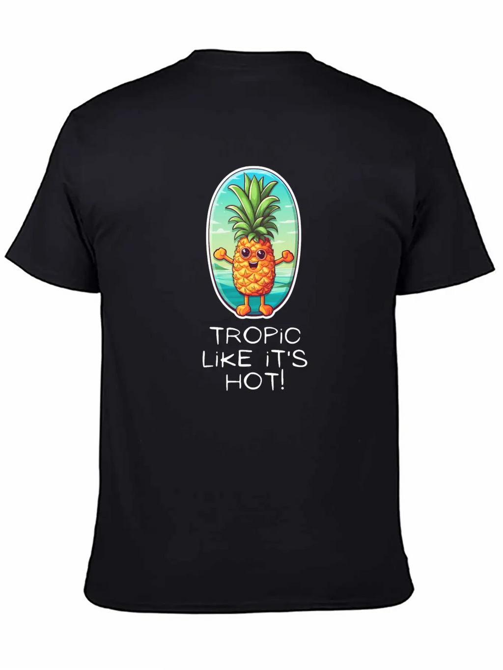 TropicPineapple Beachwear - Fun In The Sun Timeless Short Sleeve Tee – Comfy And Minimalist Design