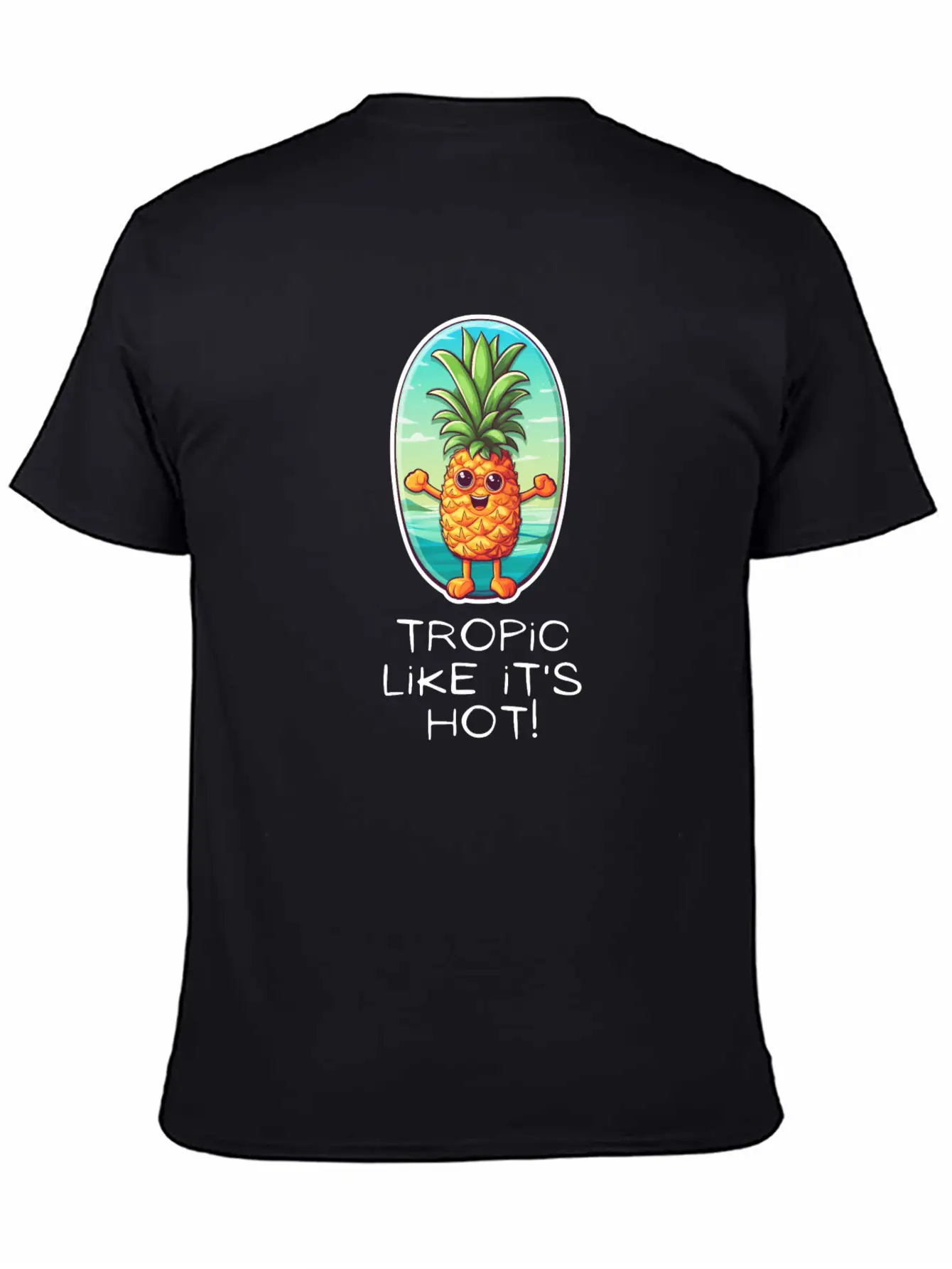 TropicPineapple Beachwear - Fun In The Sun Timeless Short Sleeve Tee – Comfy And Minimalist Design