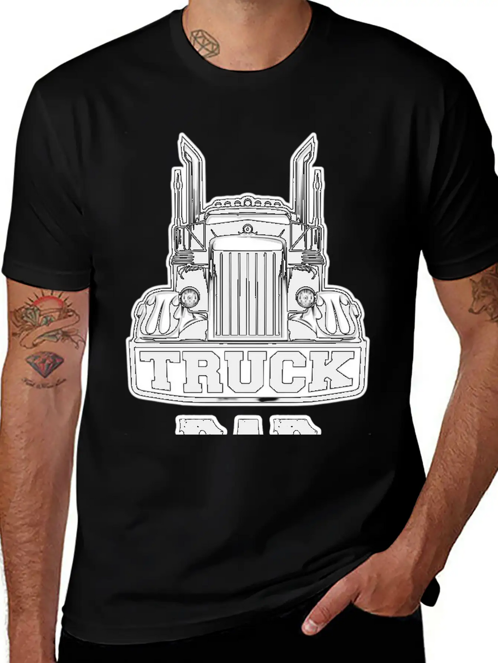 Truck Dad Timeless Short Sleeve Tee – Comfy And Minimalist Design