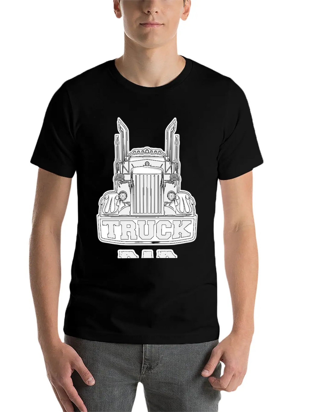 Truck Dad Timeless Short Sleeve Tee – Comfy And Minimalist Design