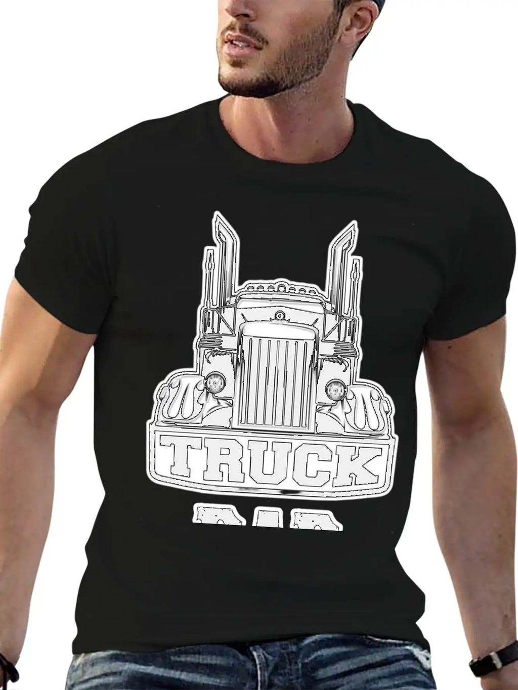 Truck Dad Timeless Short Sleeve Tee – Comfy And Minimalist Design