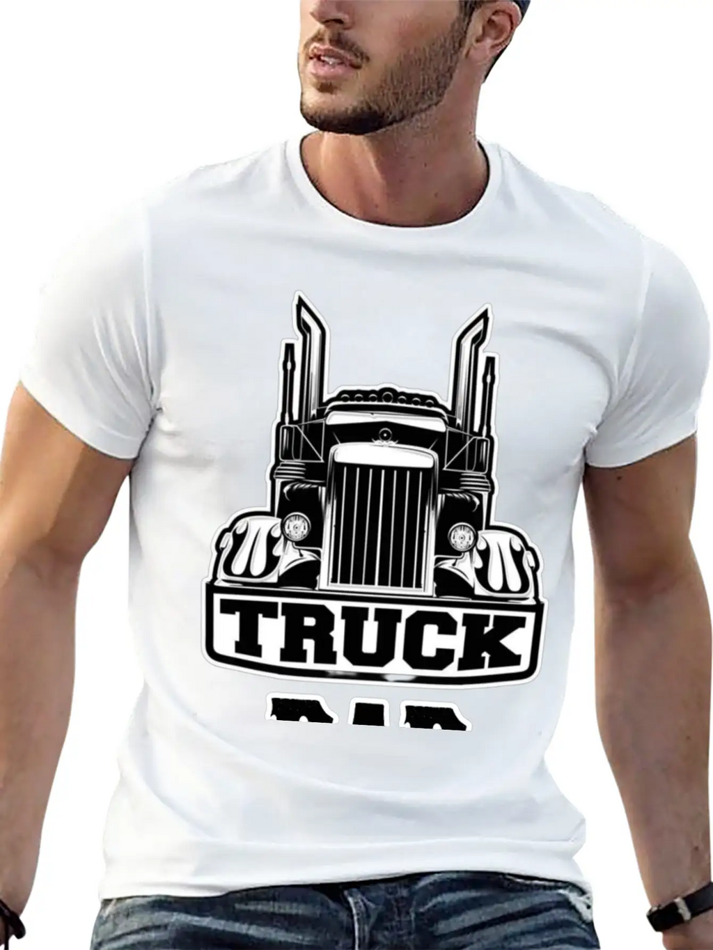 Truck Dad Timeless Short Sleeve Tee – Comfy And Minimalist Design