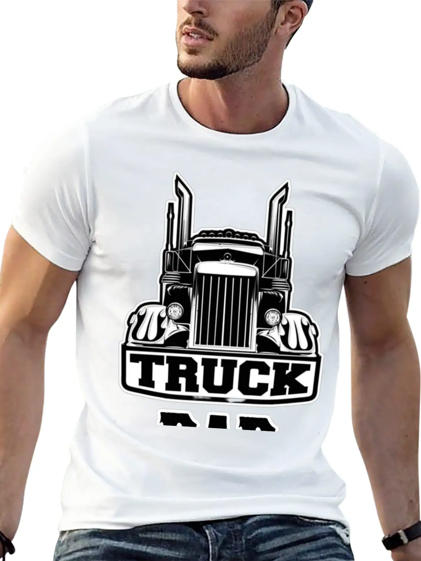 Truck Dad Timeless Short Sleeve Tee – Comfy And Minimalist Design