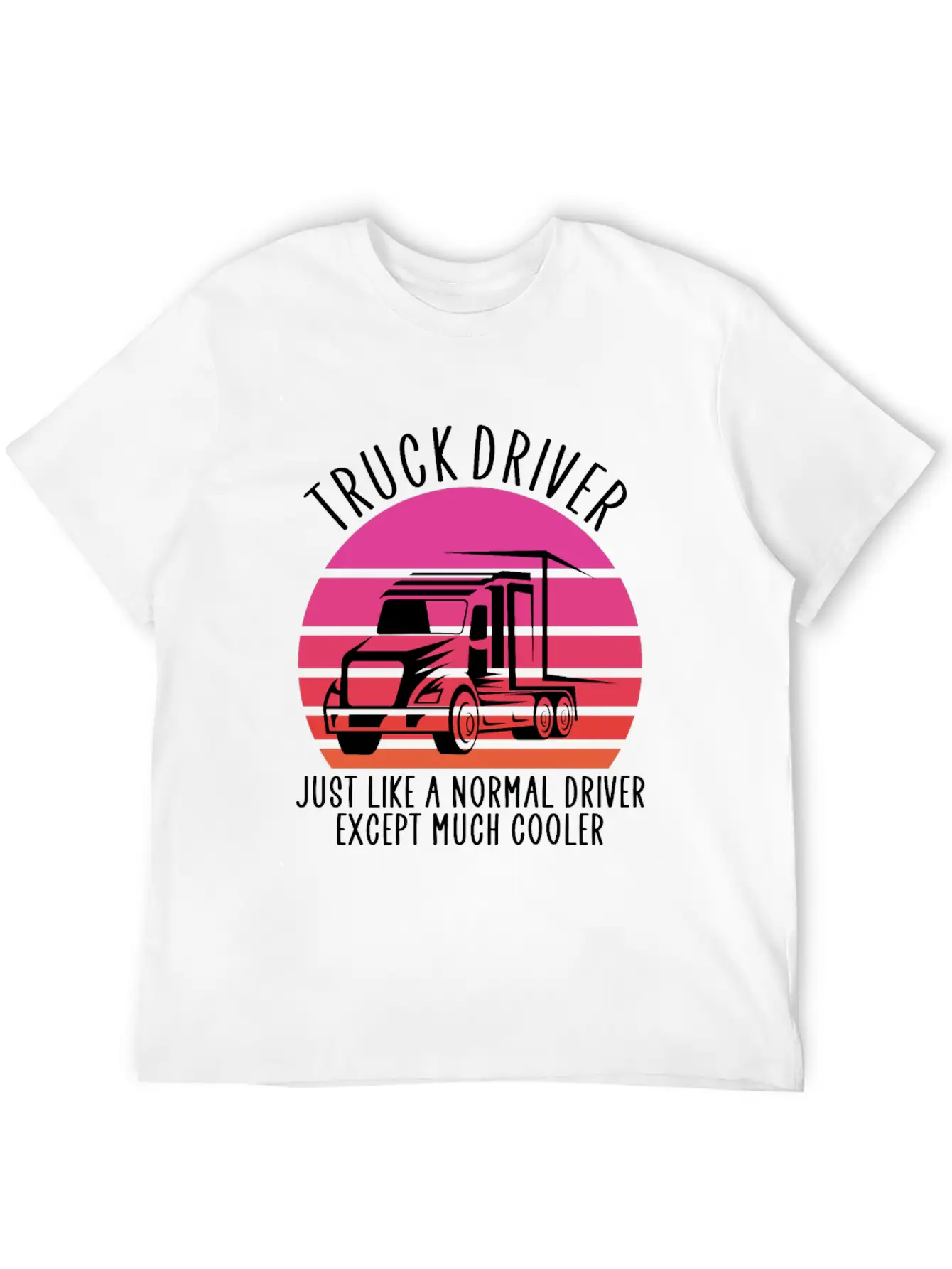 Truck Driver Basic Graphic T-Shirt – Daily Comfort In Soft Cotton
