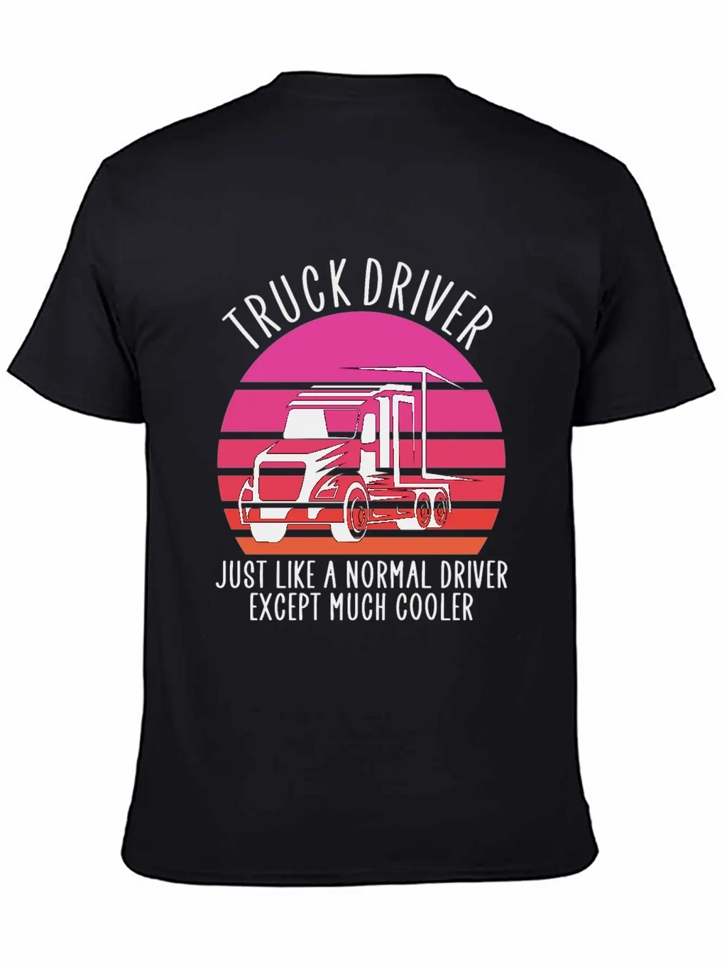 Truck Driver Basic Graphic T-Shirt – Daily Comfort In Soft Cotton