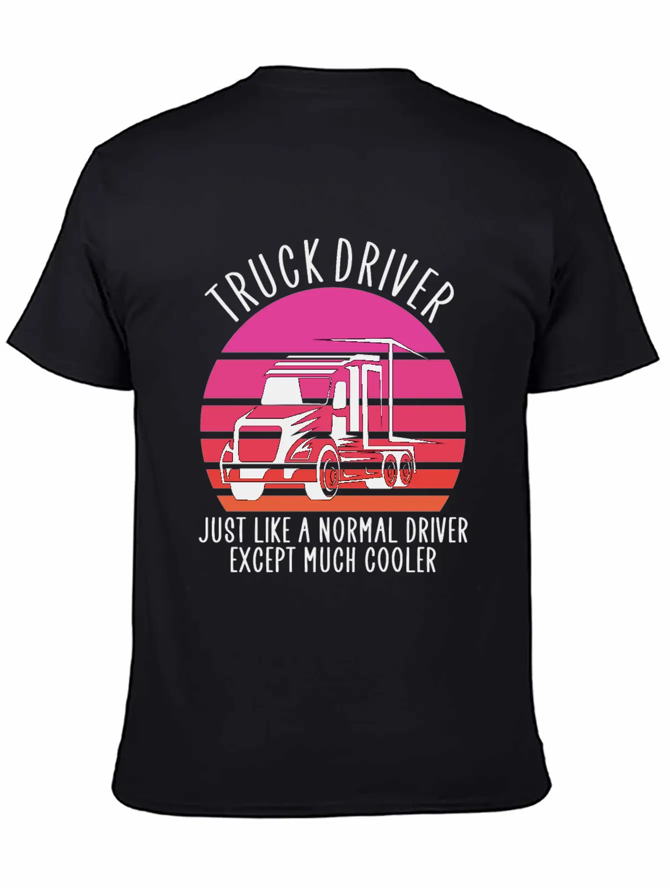 Truck Driver Basic Graphic T-Shirt – Daily Comfort In Soft Cotton