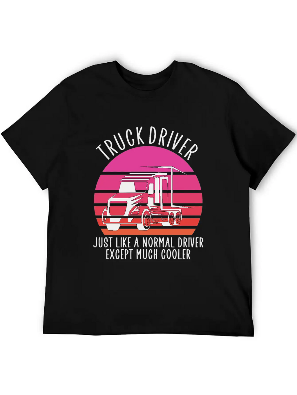 Truck Driver Basic Graphic T-Shirt – Daily Comfort In Soft Cotton