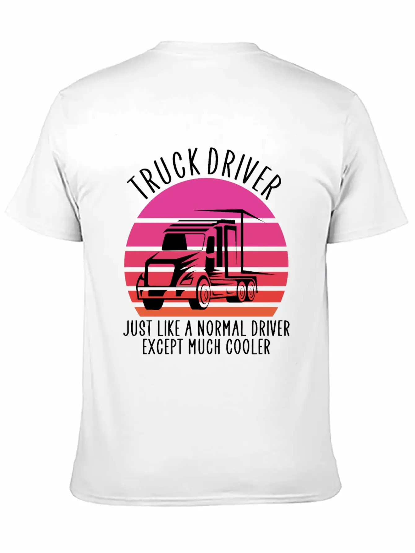 Truck Driver Basic Graphic T-Shirt – Daily Comfort In Soft Cotton