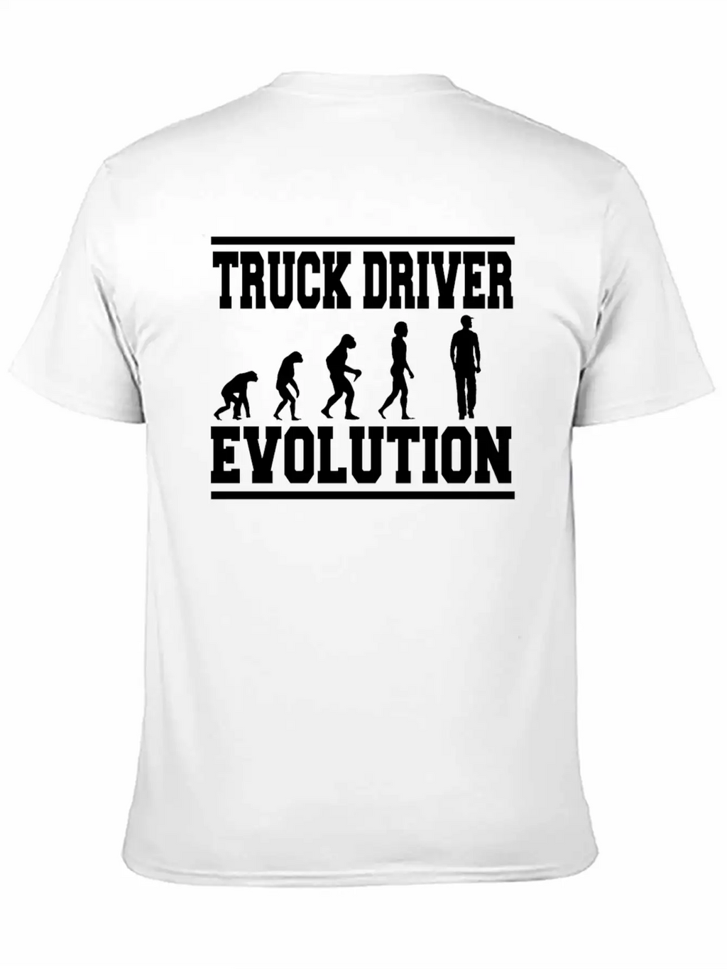 TRUCK DRIVER EVOLUTION T-Shirt Classic Cotton Tee – Unisex Comfort For Any Season