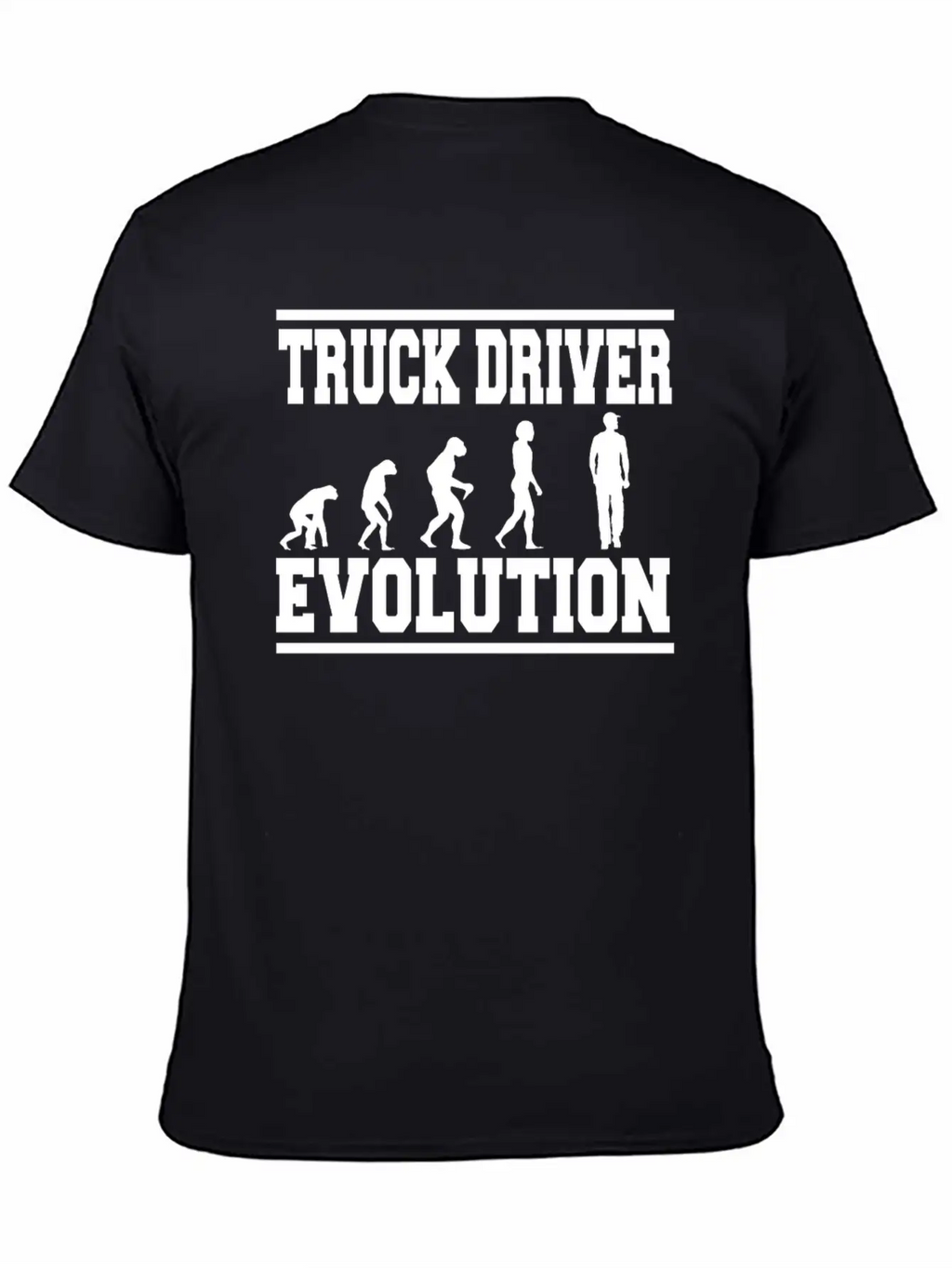 TRUCK DRIVER EVOLUTION T-Shirt Classic Cotton Tee – Unisex Comfort For Any Season