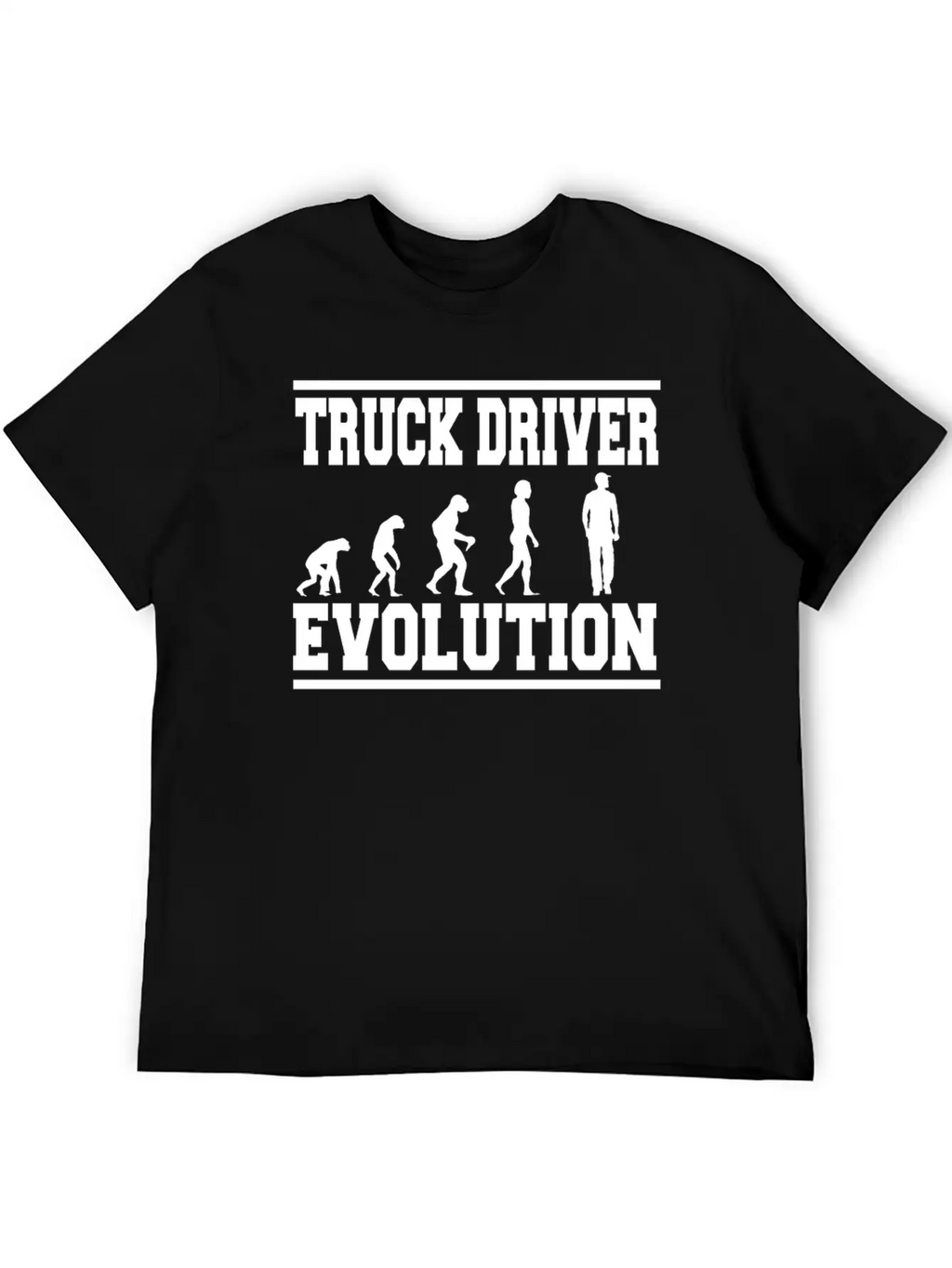 TRUCK DRIVER EVOLUTION T-Shirt Classic Cotton Tee – Unisex Comfort For Any Season