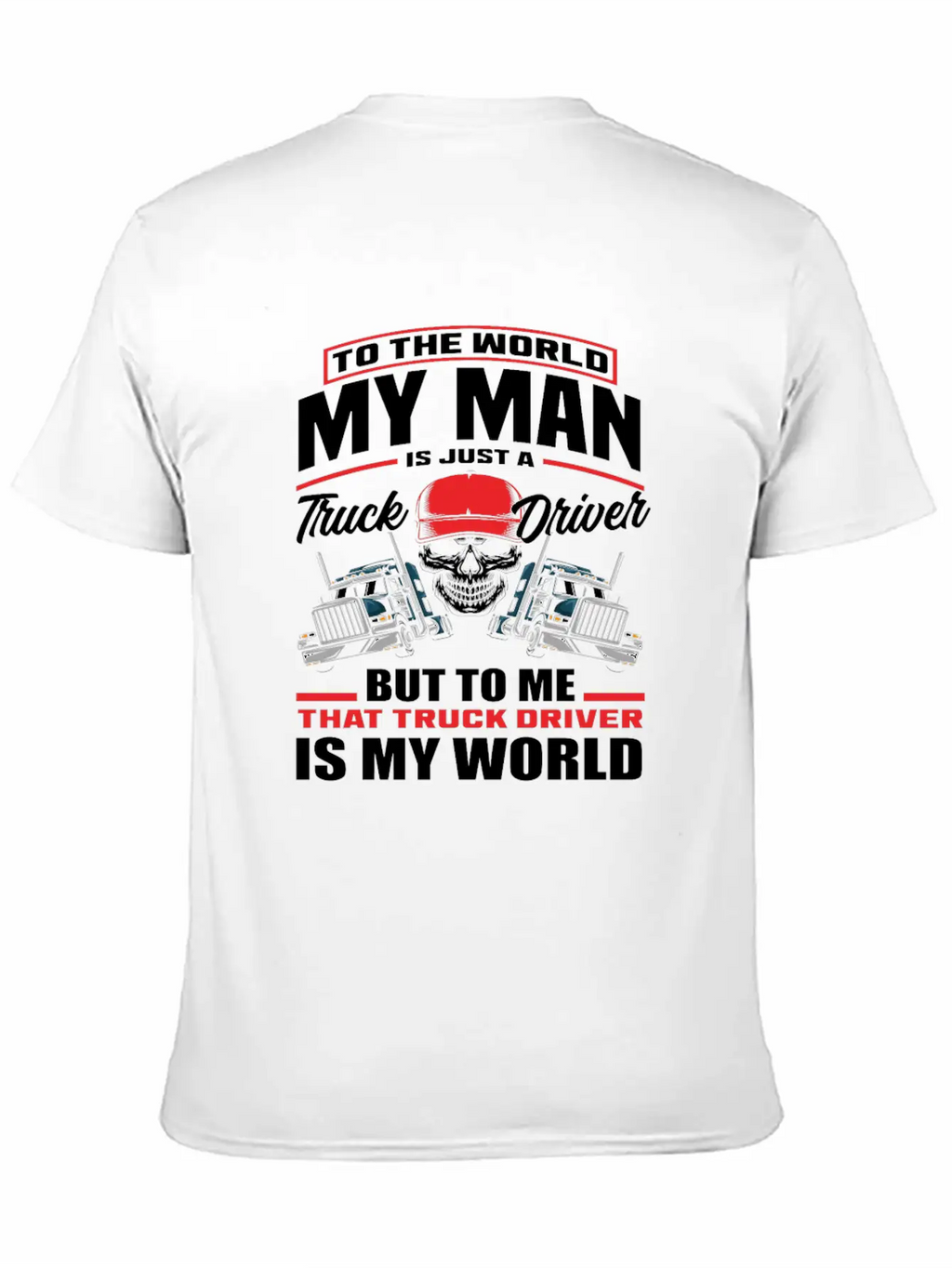 Truck Driver Husband Wife Love Classic Cotton Tee – Unisex Comfort For Any Season