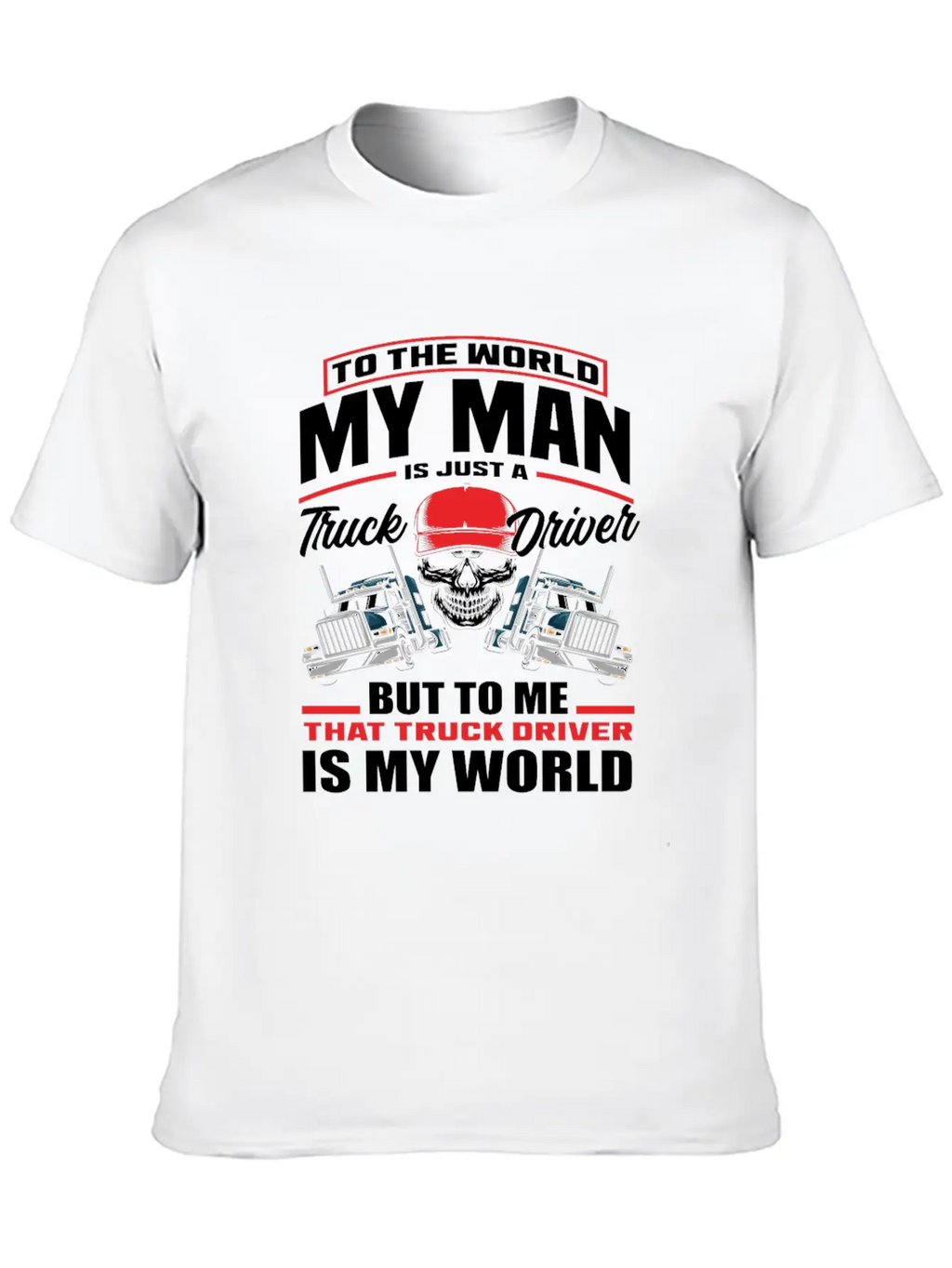 Truck Driver Husband Wife Love Classic Cotton Tee – Unisex Comfort For Any Season