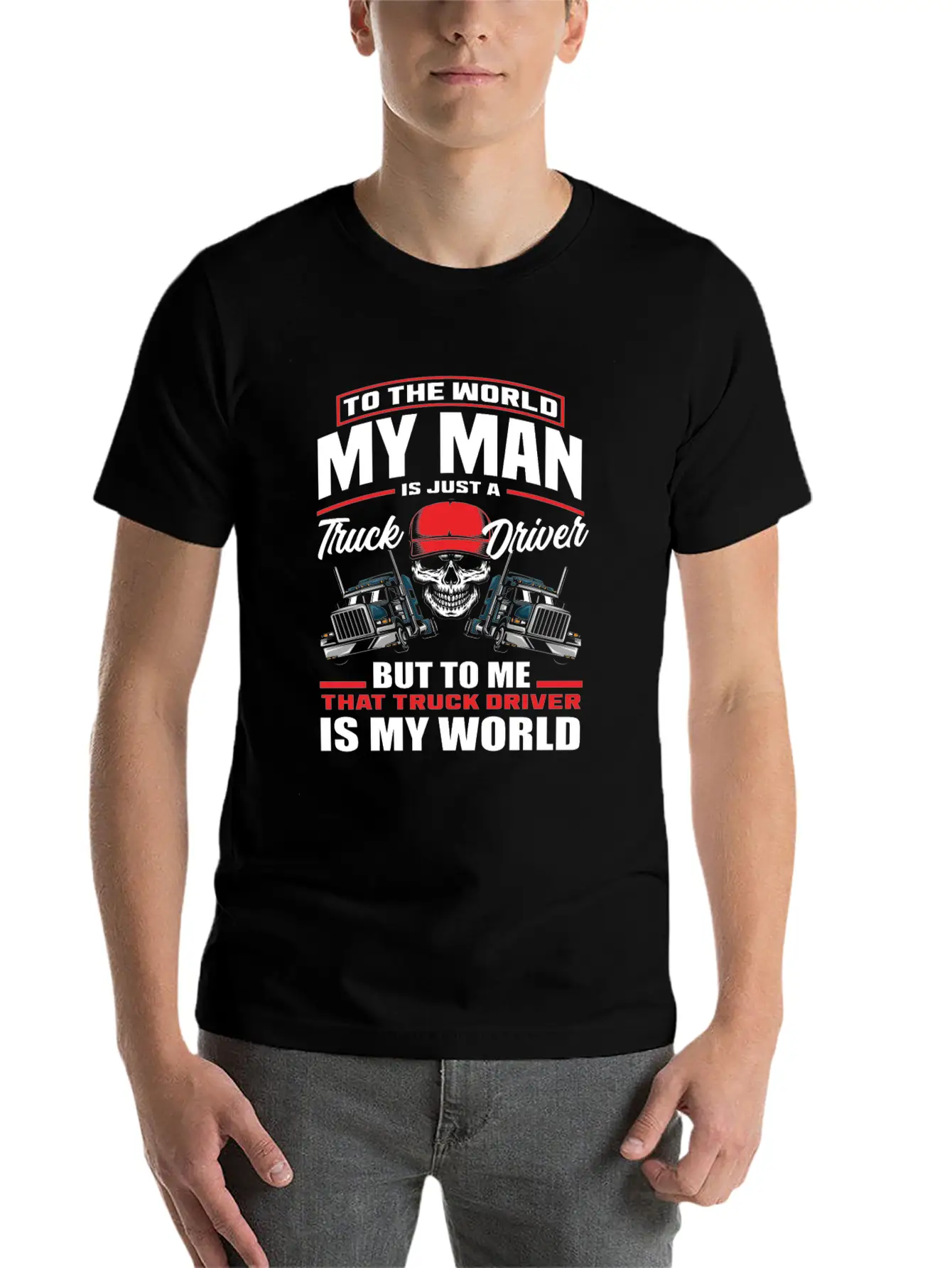 Truck Driver Husband Wife Love Classic Cotton Tee – Unisex Comfort For Any Season