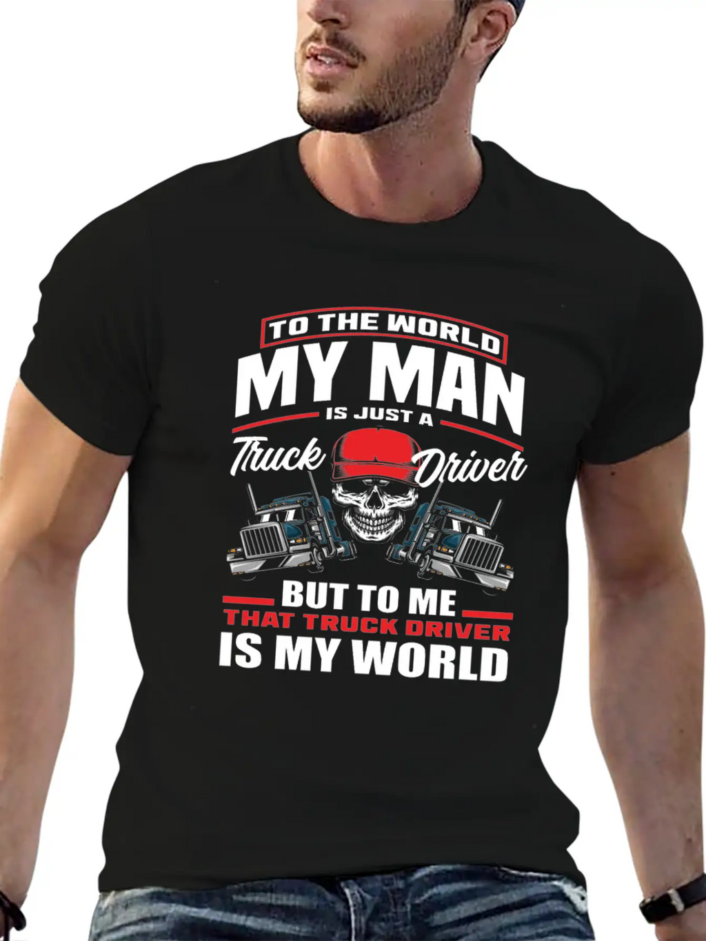 Truck Driver Husband Wife Love Classic Cotton Tee – Unisex Comfort For Any Season