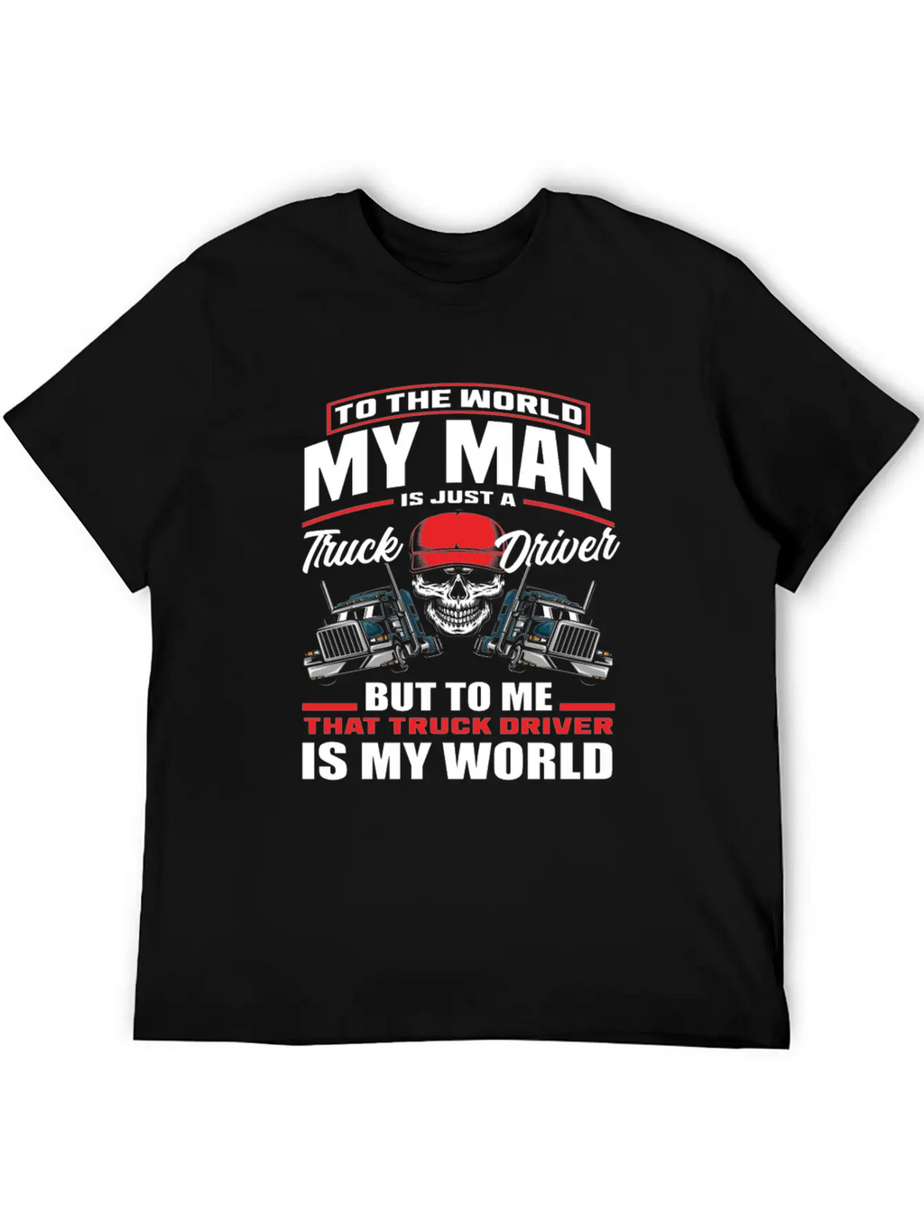 Truck Driver Husband Wife Love Classic Cotton Tee – Unisex Comfort For Any Season