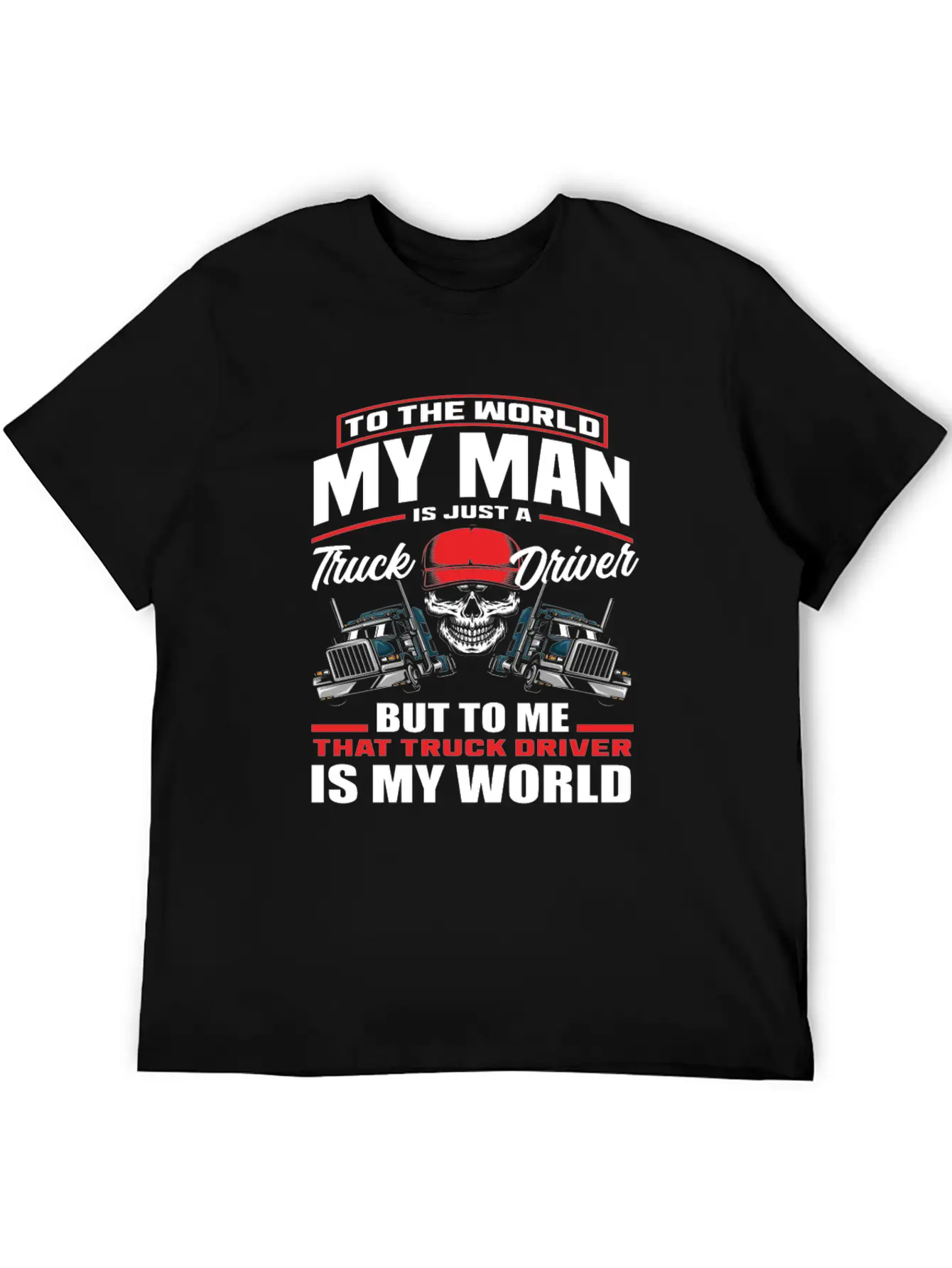 Truck Driver Husband Wife Love Classic Cotton Tee – Unisex Comfort For Any Season