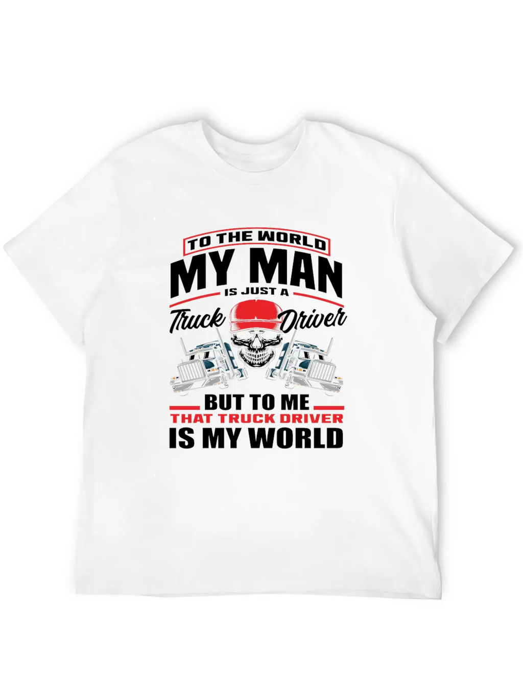 Truck Driver Husband Wife Love Classic Cotton Tee – Unisex Comfort For Any Season