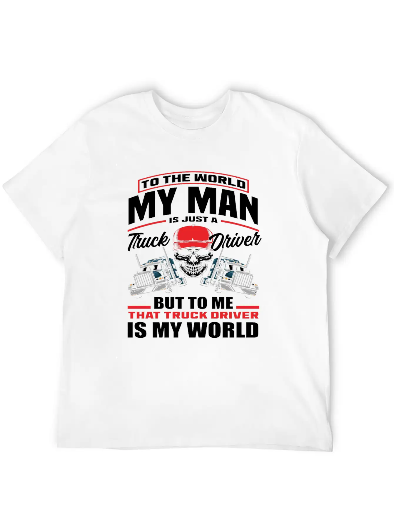 Truck Driver Husband Wife Love Classic Cotton Tee – Unisex Comfort For Any Season