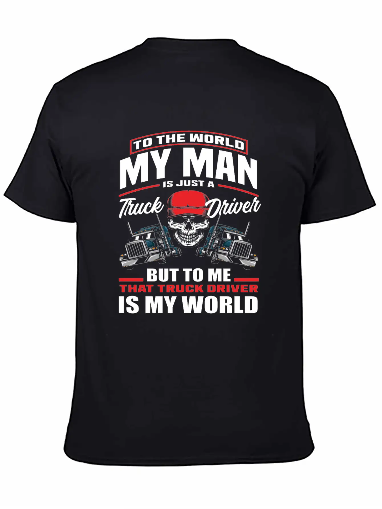 Truck Driver Husband Wife Love Classic Cotton Tee – Unisex Comfort For Any Season