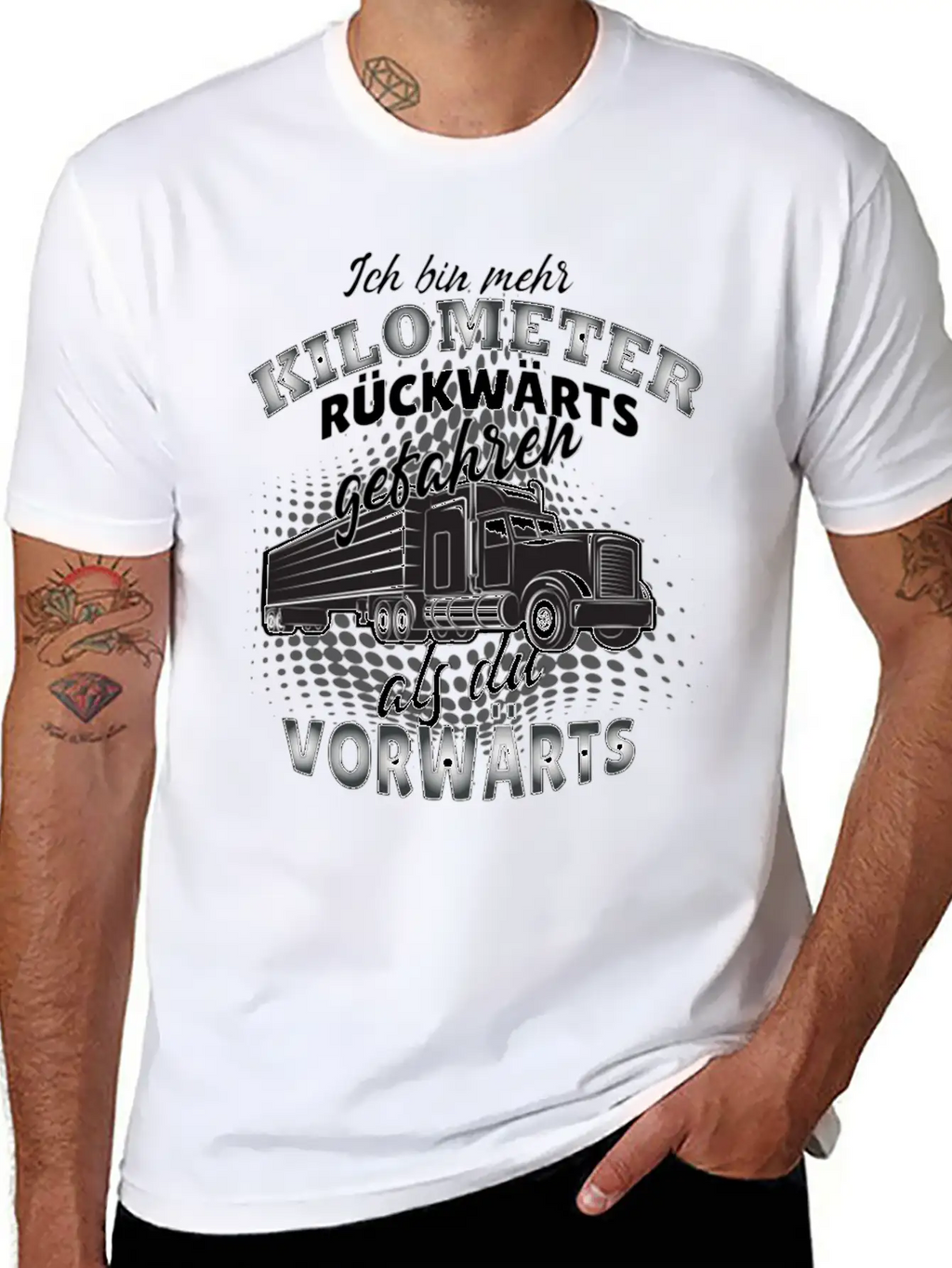 Truck Driver T Shirt Stylish Everyday T-Shirt – Unisex Basic Cotton Tee