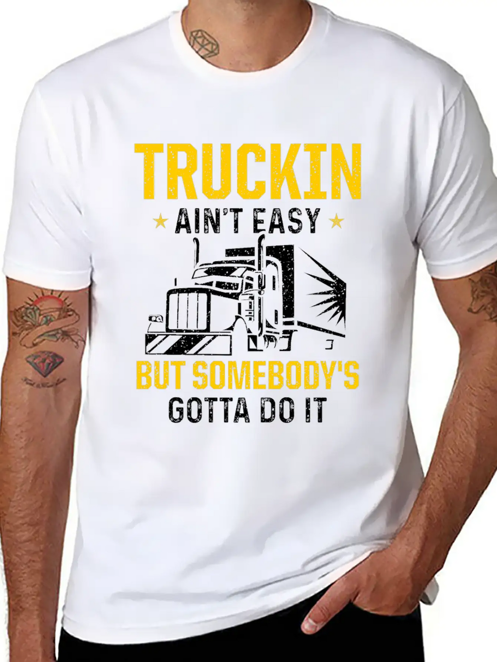 Truck Driver Trucker Driving Unisex Casual T-Shirt – Clean Design For Daily Comfort
