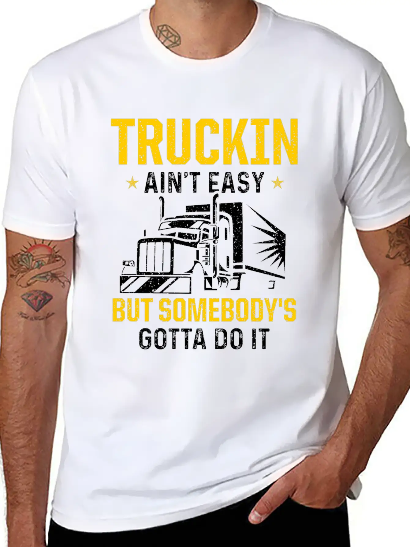 Truck Driver Trucker Driving Unisex Casual T-Shirt – Clean Design For Daily Comfort