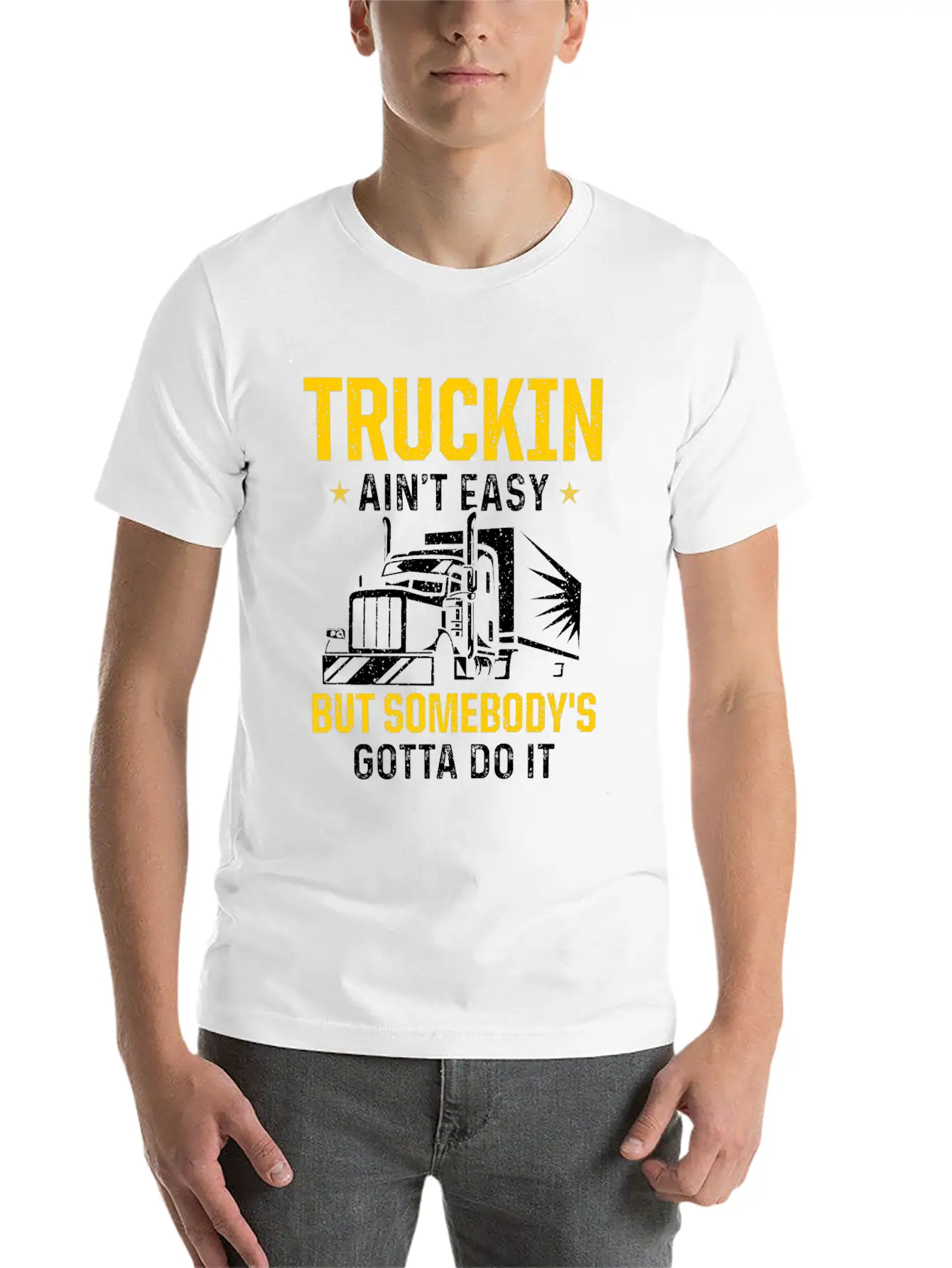 Truck Driver Trucker Driving Unisex Casual T-Shirt – Clean Design For Daily Comfort