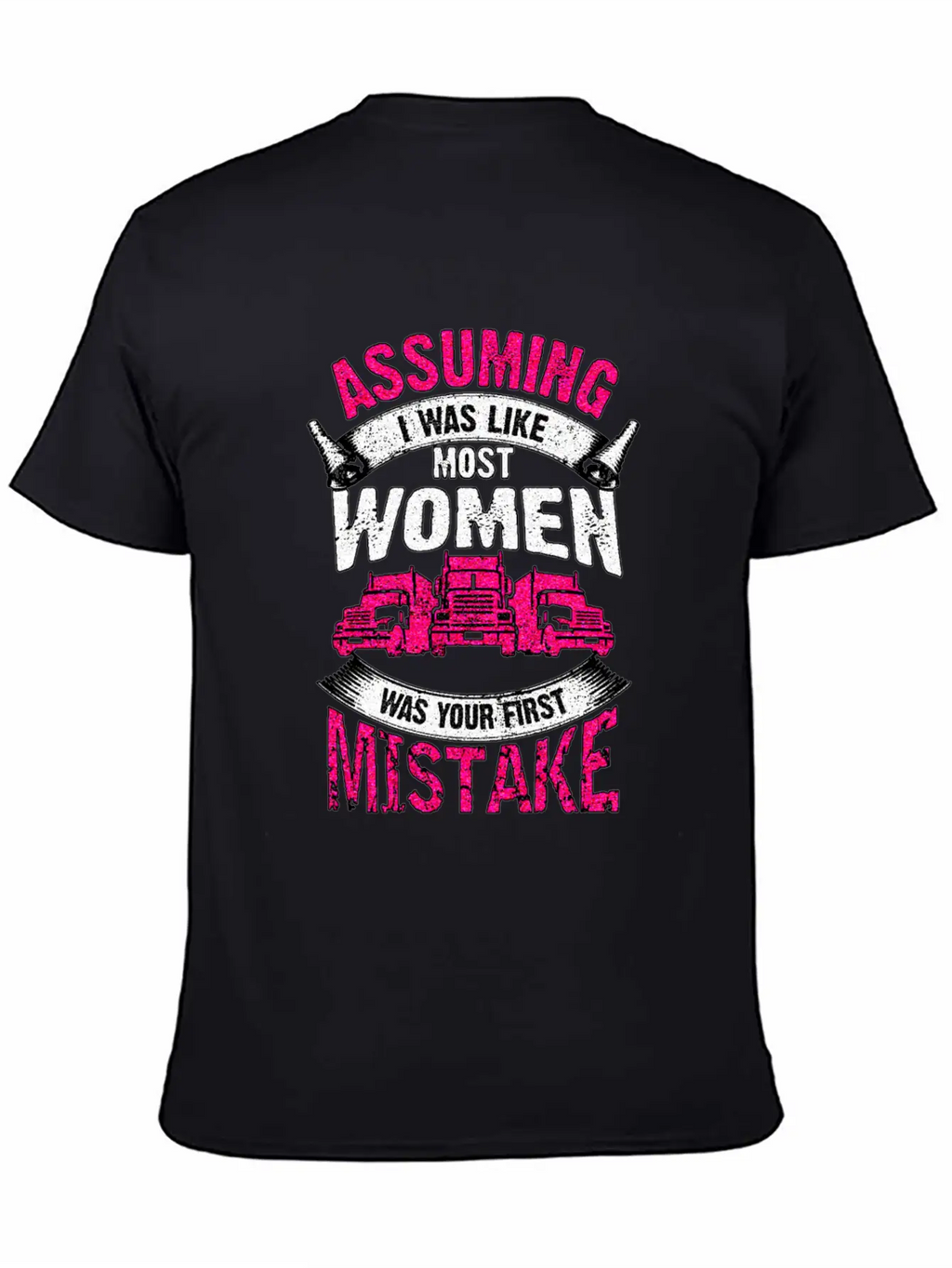 Truck Driver Unisex Casual T-Shirt – Clean Design For Daily Comfort