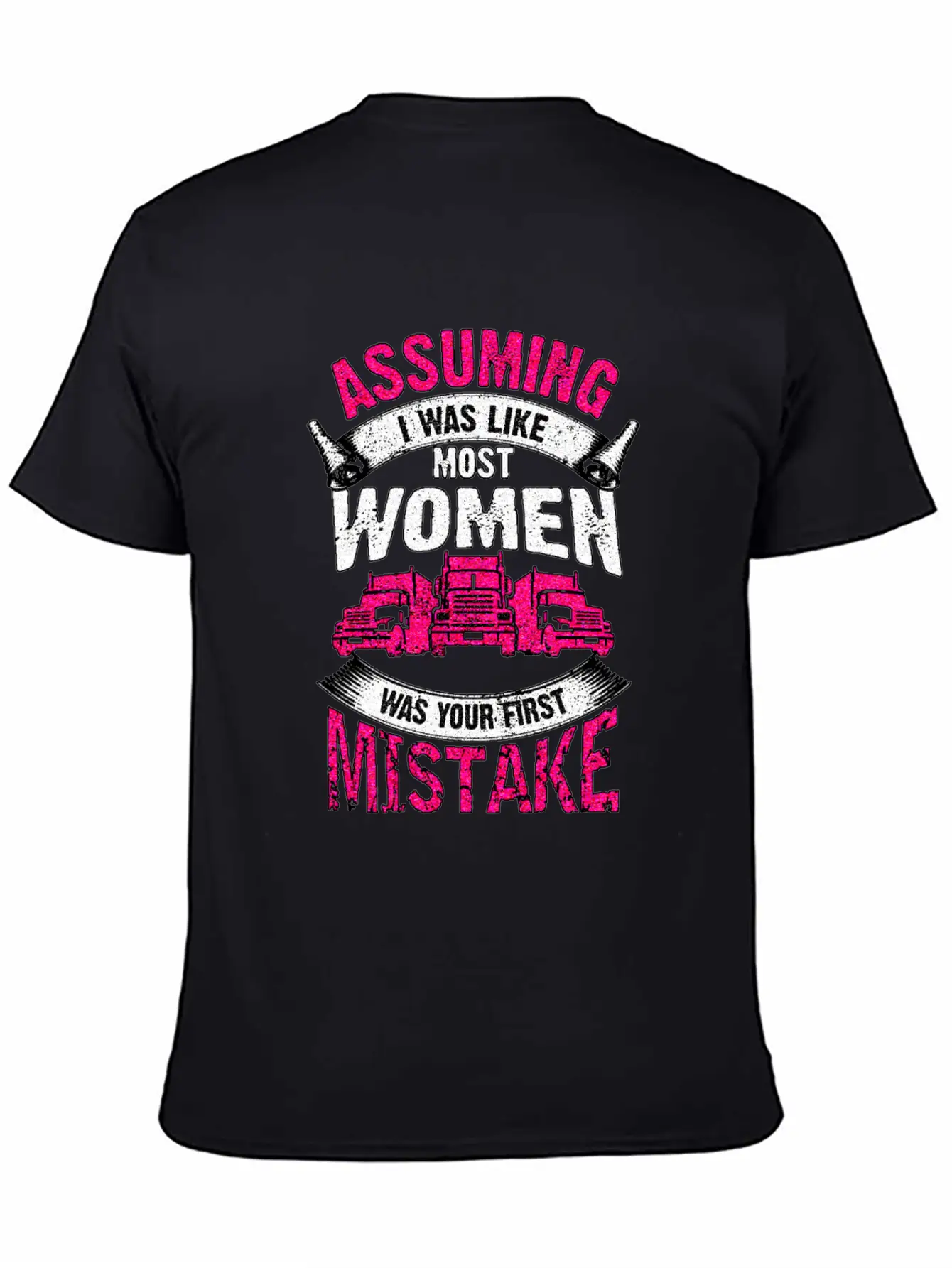 Truck Driver Unisex Casual T-Shirt – Clean Design For Daily Comfort