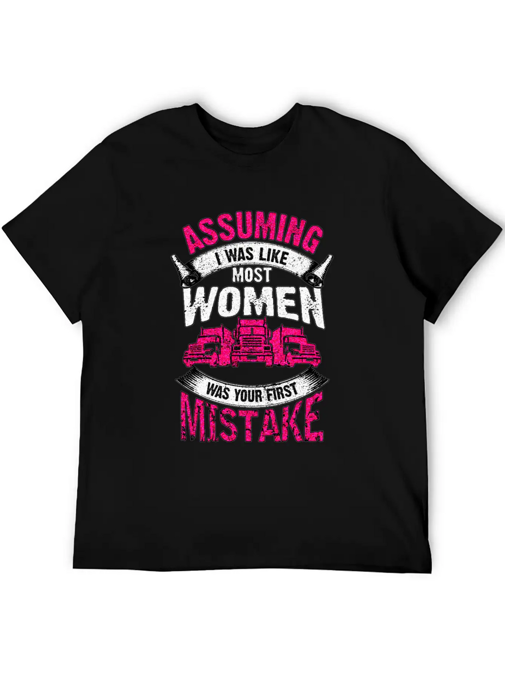 Truck Driver Unisex Casual T-Shirt – Clean Design For Daily Comfort