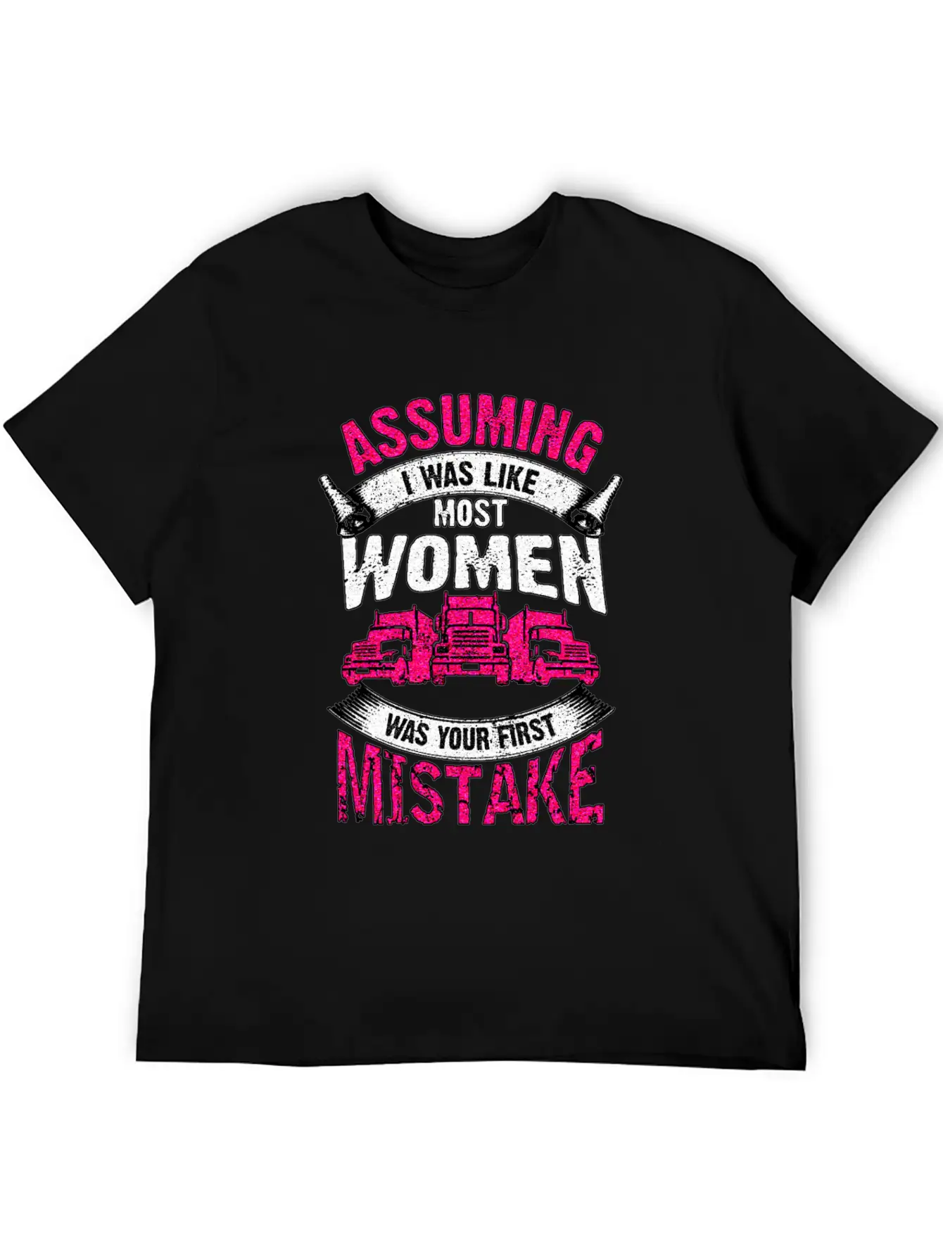 Truck Driver Unisex Casual T-Shirt – Clean Design For Daily Comfort