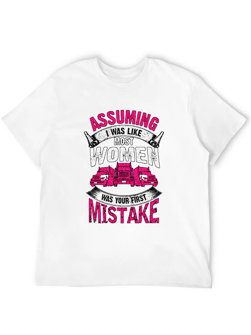 Truck Driver Unisex Casual T-Shirt – Clean Design For Daily Comfort