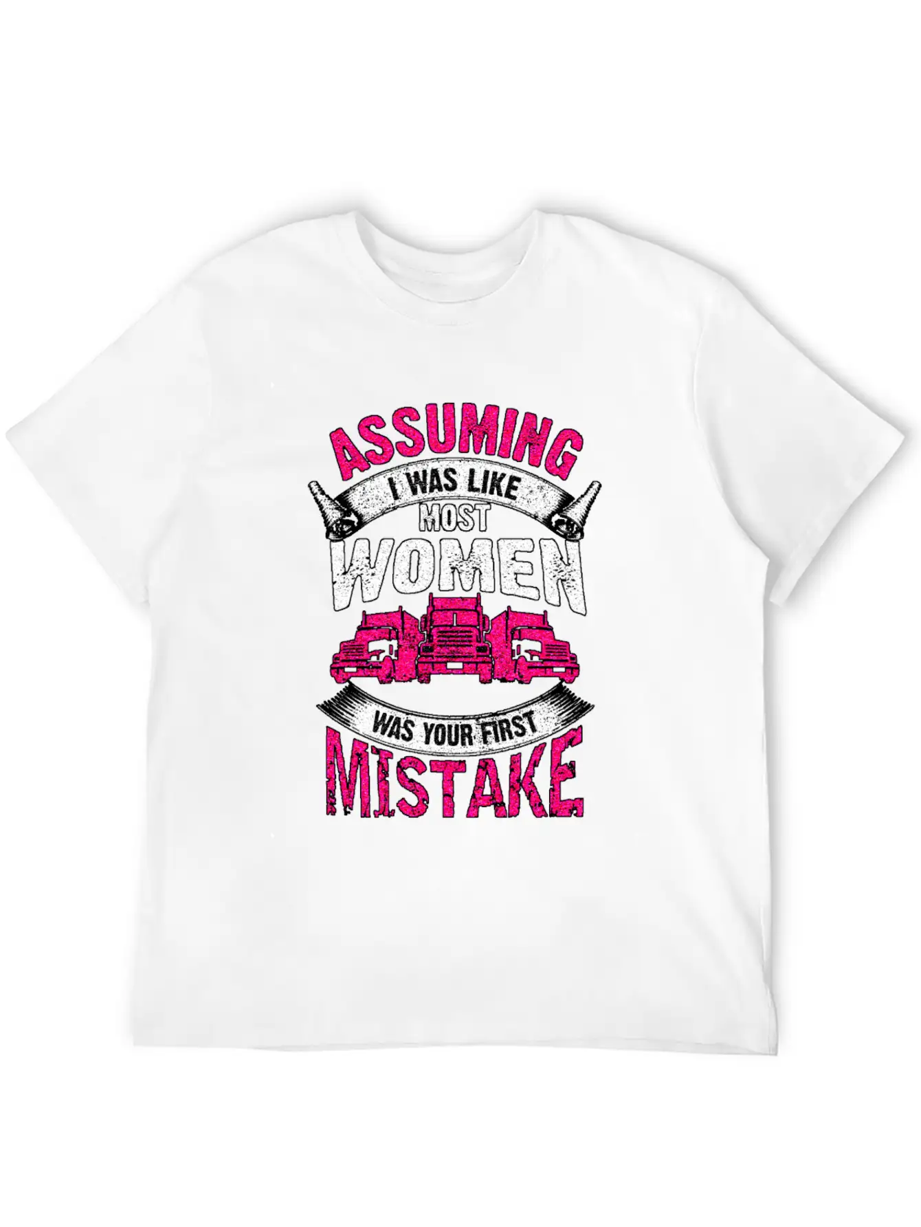Truck Driver Unisex Casual T-Shirt – Clean Design For Daily Comfort