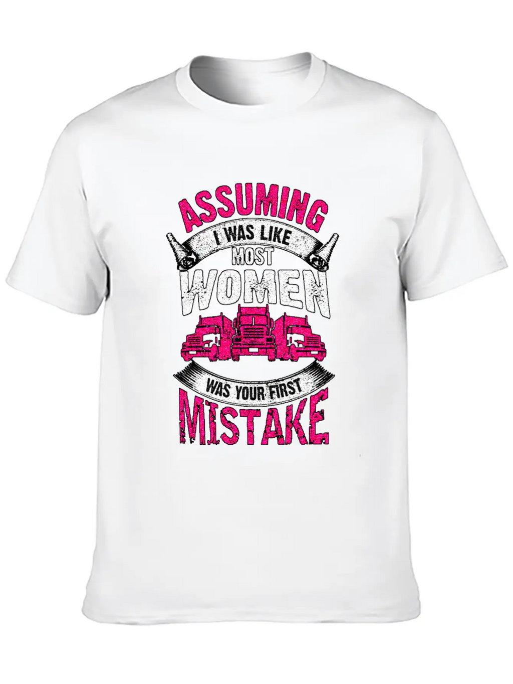 Truck Driver Unisex Casual T-Shirt – Clean Design For Daily Comfort