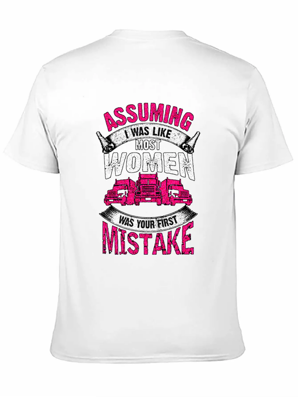 Truck Driver Unisex Casual T-Shirt – Clean Design For Daily Comfort