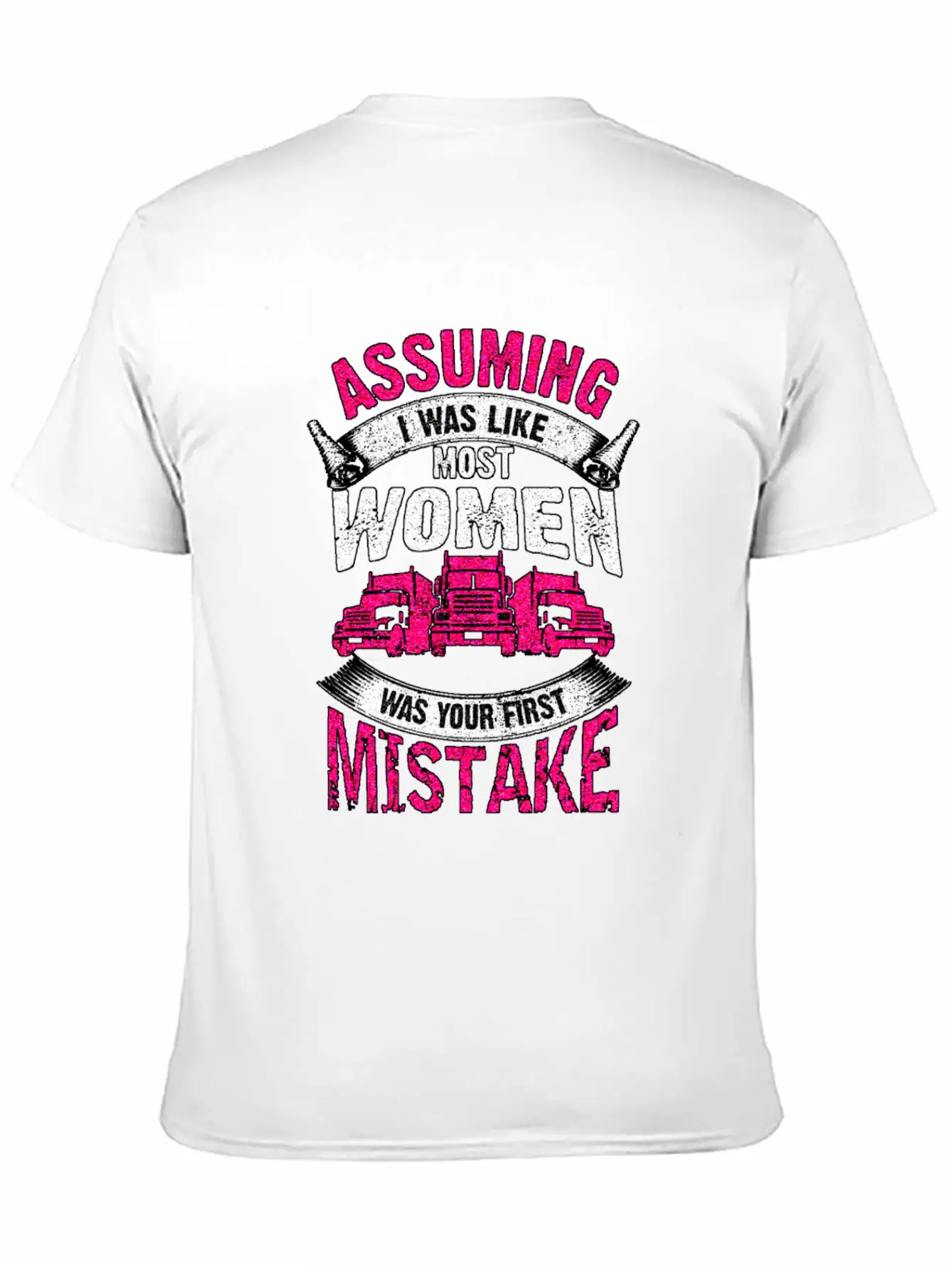 Truck Driver Unisex Casual T-Shirt – Clean Design For Daily Comfort