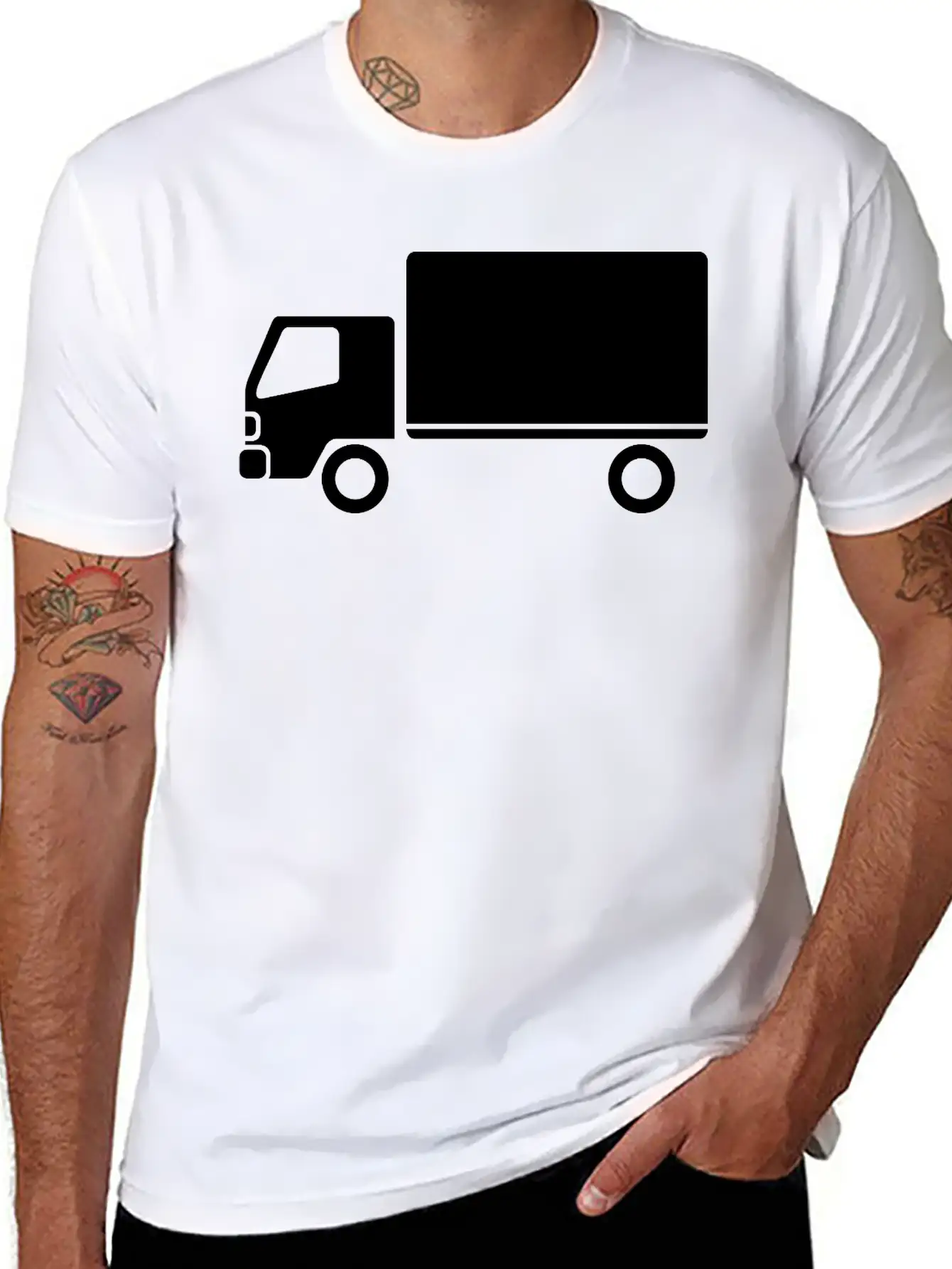 Truck Essential Cotton Tee For Daily Outfits – Unisex Style