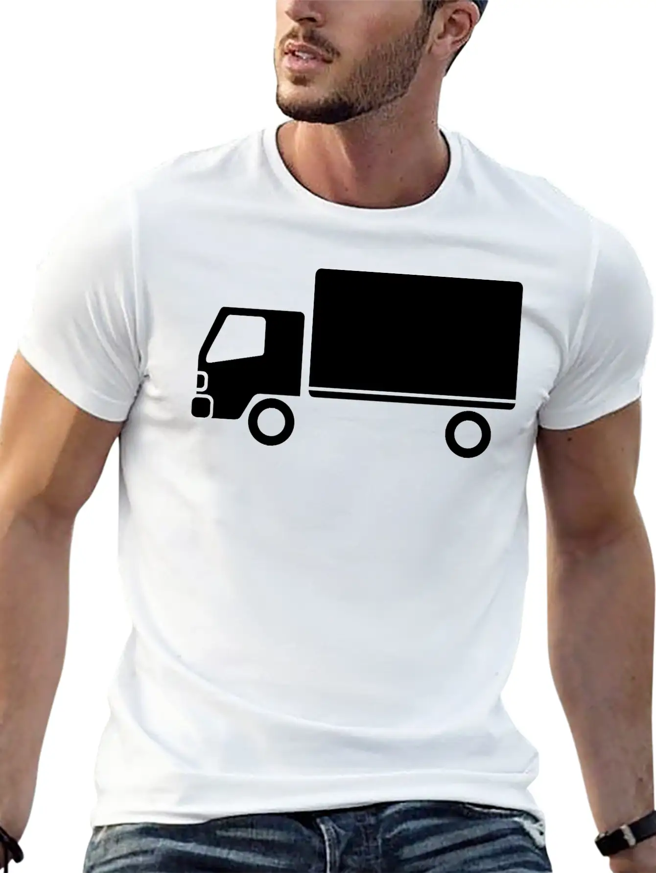 Truck Essential Cotton Tee For Daily Outfits – Unisex Style