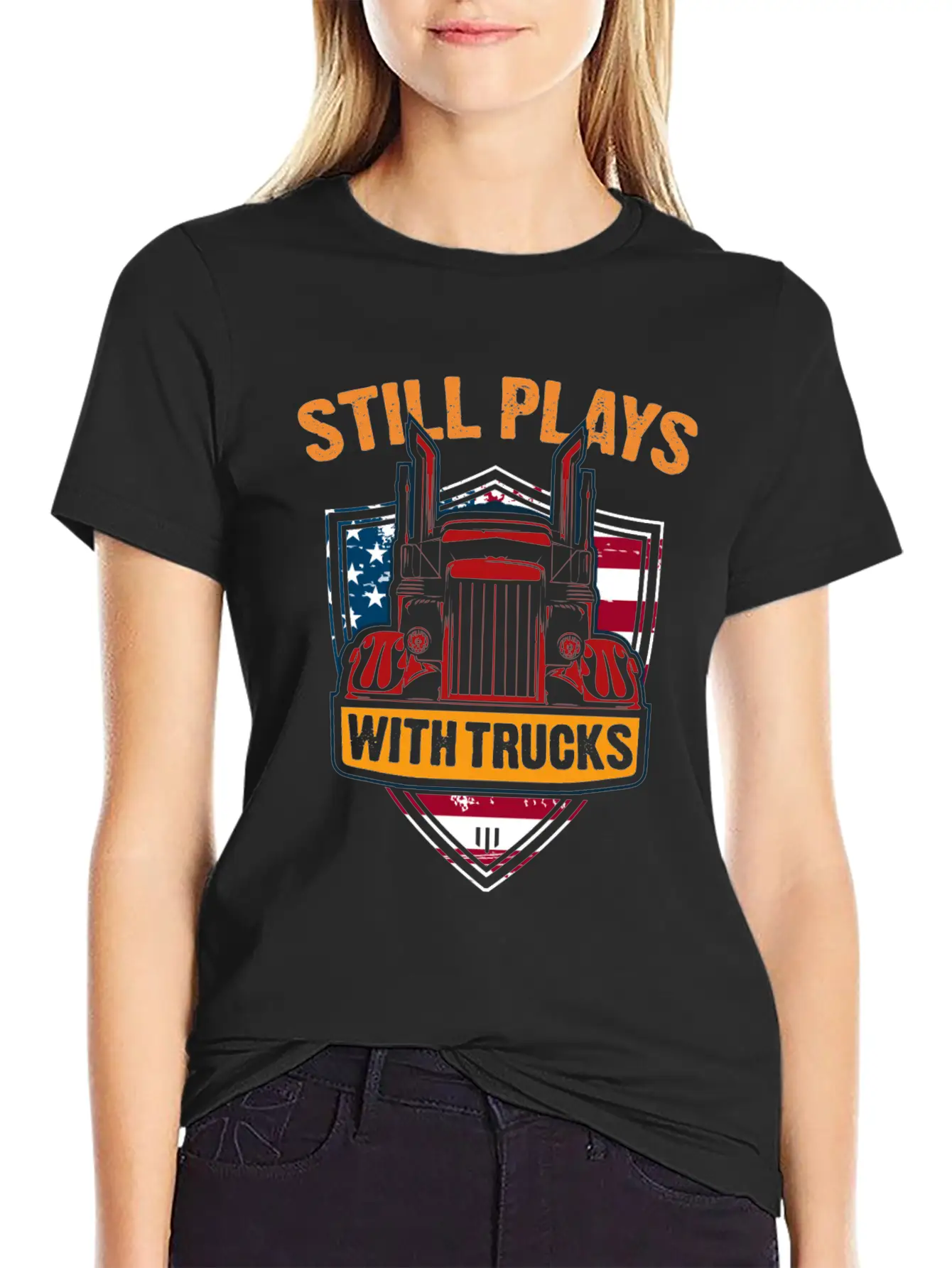 Truck Gift Idea Play Breathable Graphic T-Shirt – Perfect For Casual Days