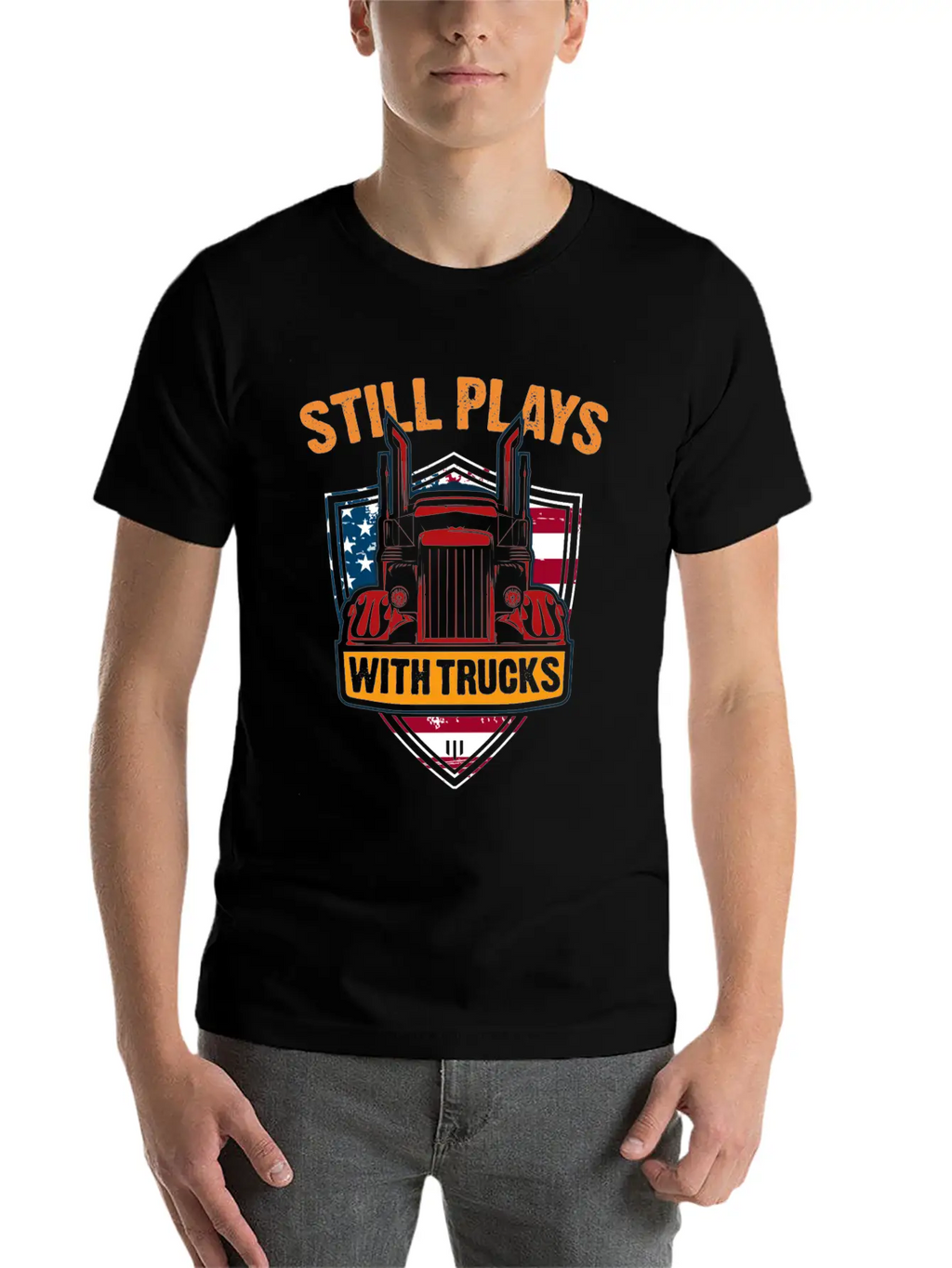 Truck Gift Idea Play Breathable Graphic T-Shirt – Perfect For Casual Days