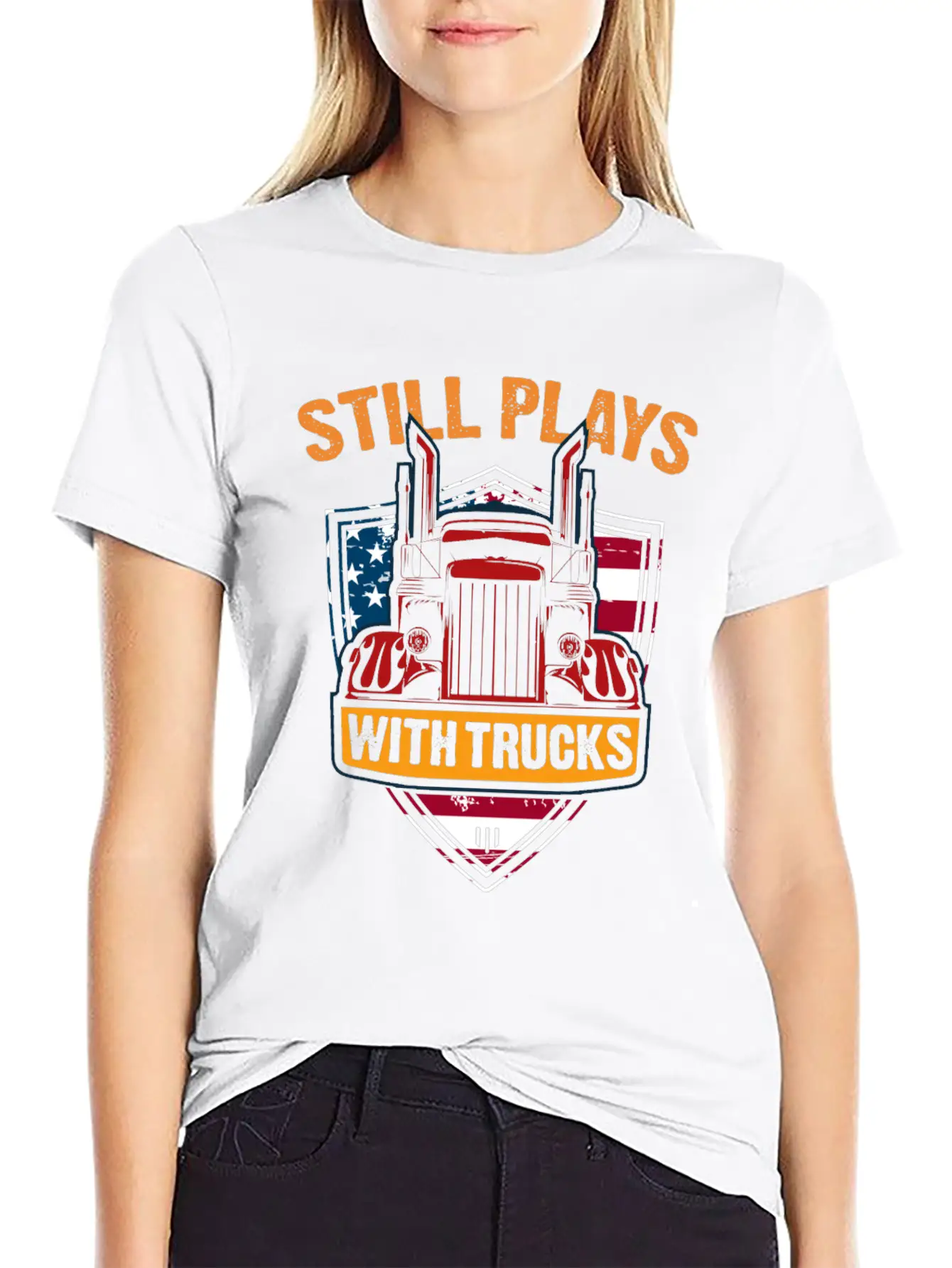Truck Gift Idea Play Breathable Graphic T-Shirt – Perfect For Casual Days