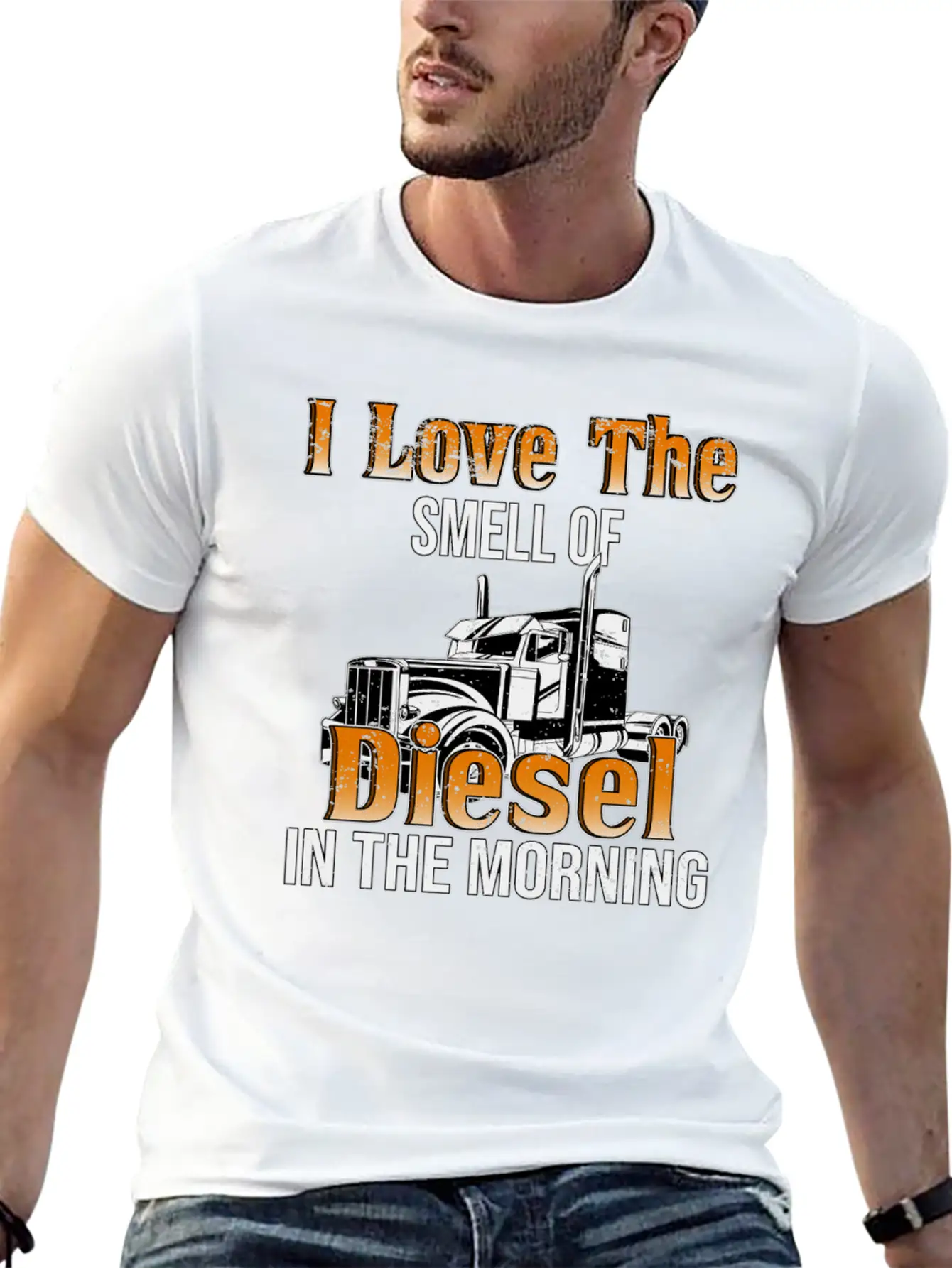 Trucker Transporter Diesel Truck Driver Far Driver Essential Unisex Summer Tee – Soft Cotton Casual Fit