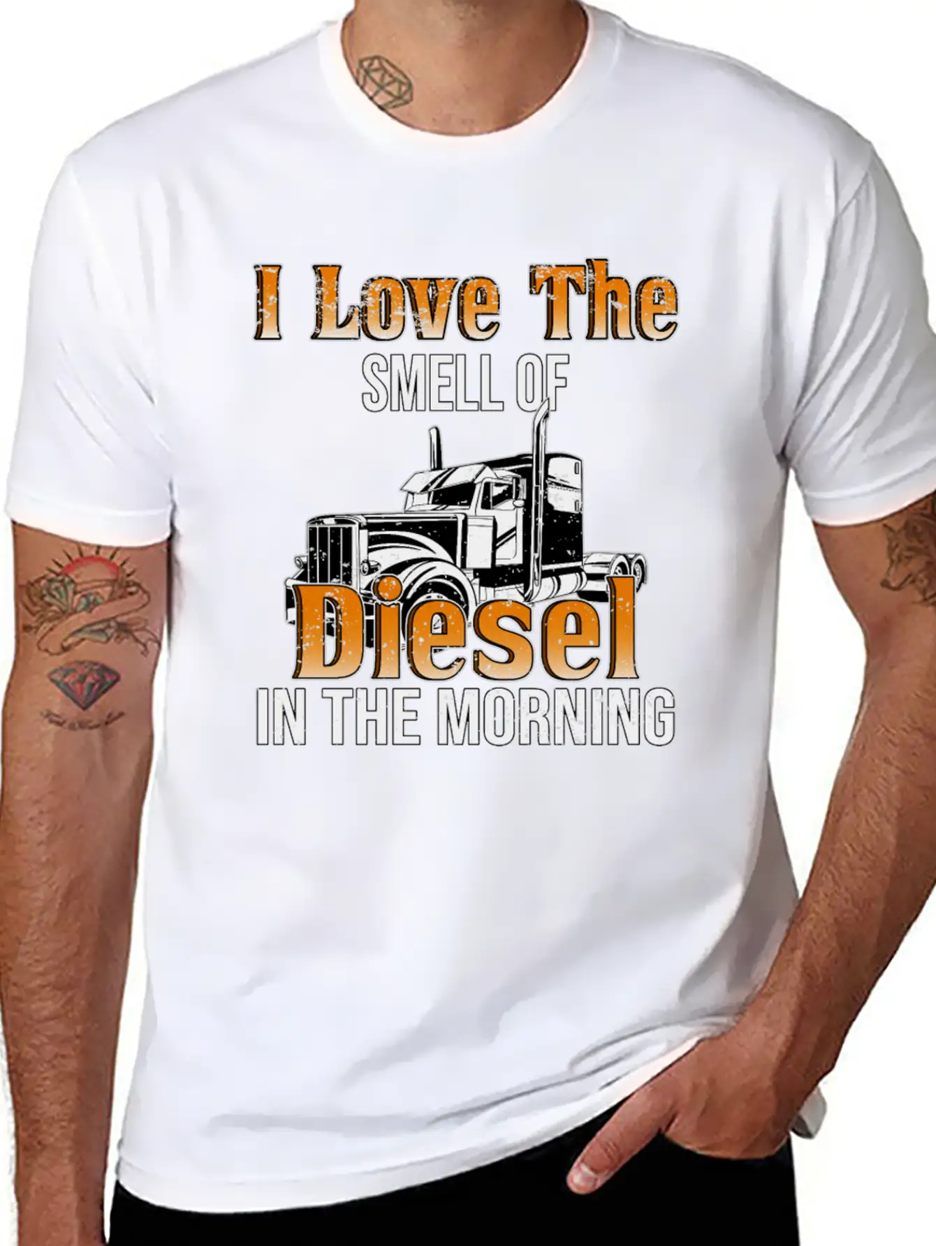 Trucker Transporter Diesel Truck Driver Far Driver Essential Unisex Summer Tee – Soft Cotton Casual Fit