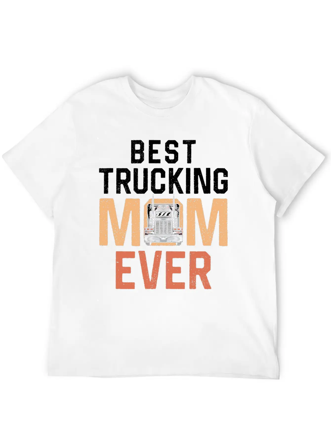 Trucker Truck Driver Mom Mother Breathable Soft Cotton T-Shirt – Timeless Casual Look