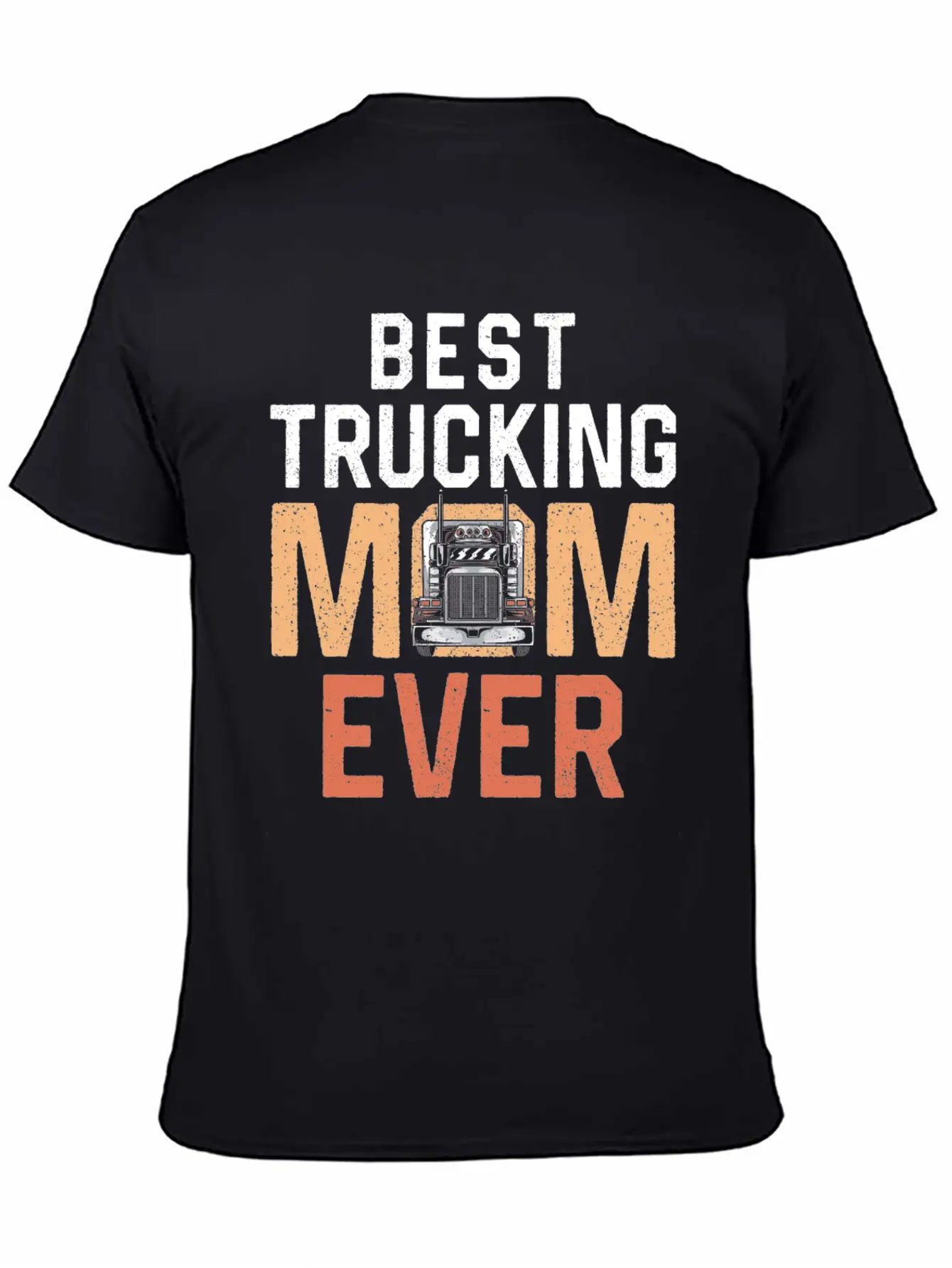 Trucker Truck Driver Mom Mother Breathable Soft Cotton T-Shirt – Timeless Casual Look